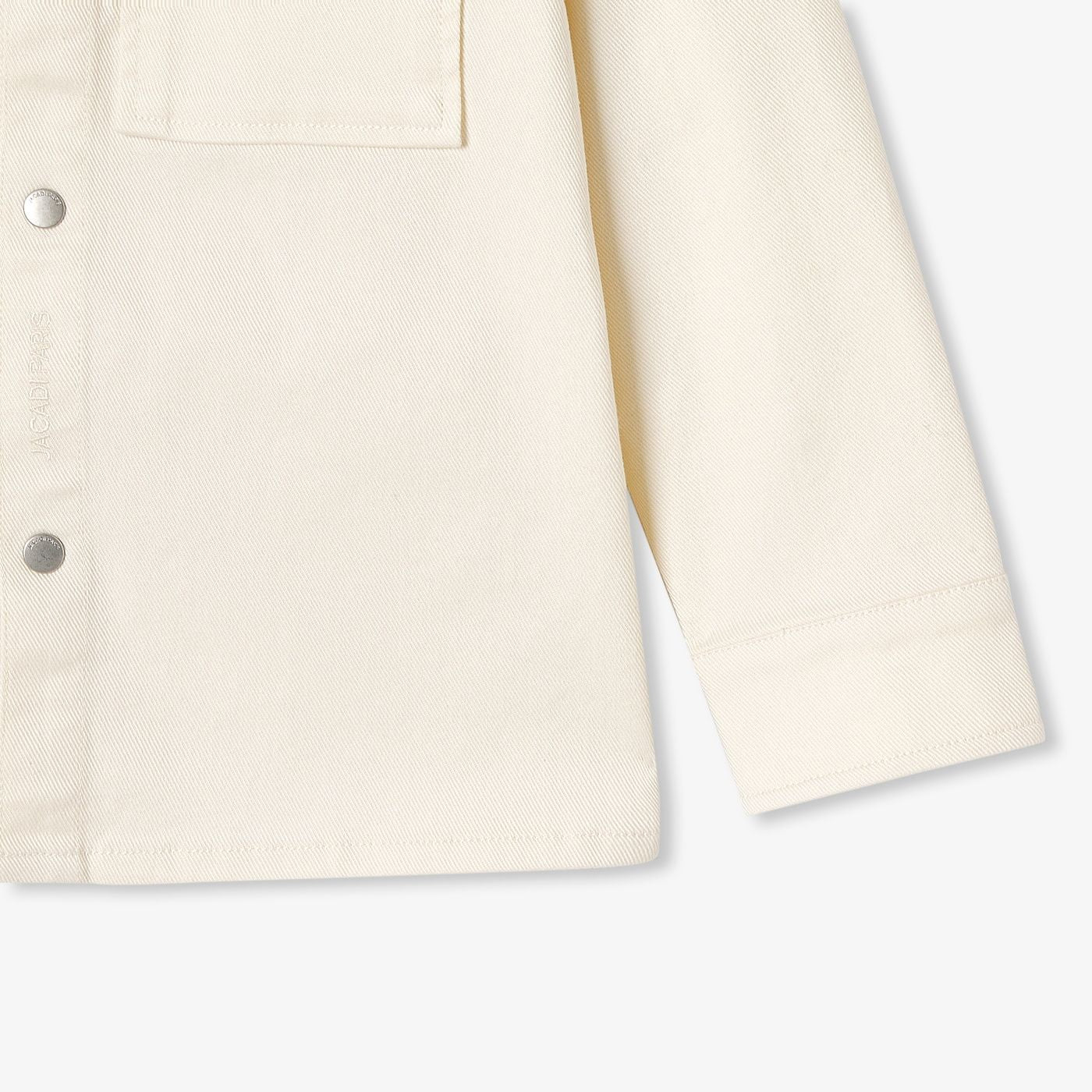 Shirt Overshirt in Sargia Di Cotton Boy - Ecru
