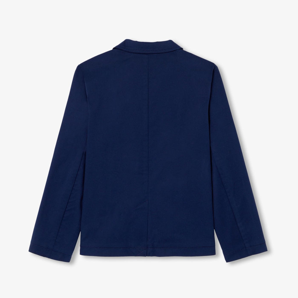 Jacket in Twill Leggero Boy - Blu Cobalto