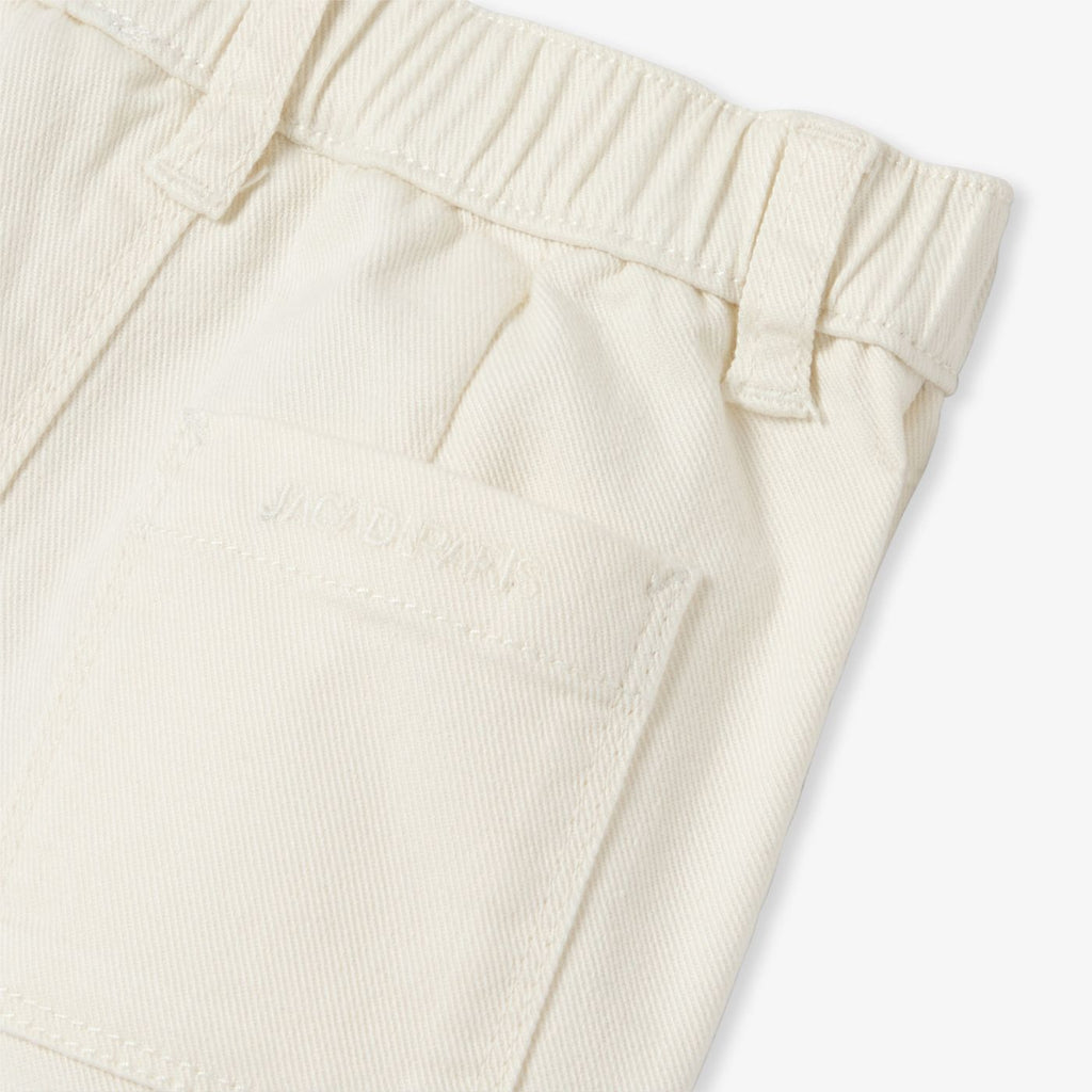 Baby boy twill trousers - Ecru