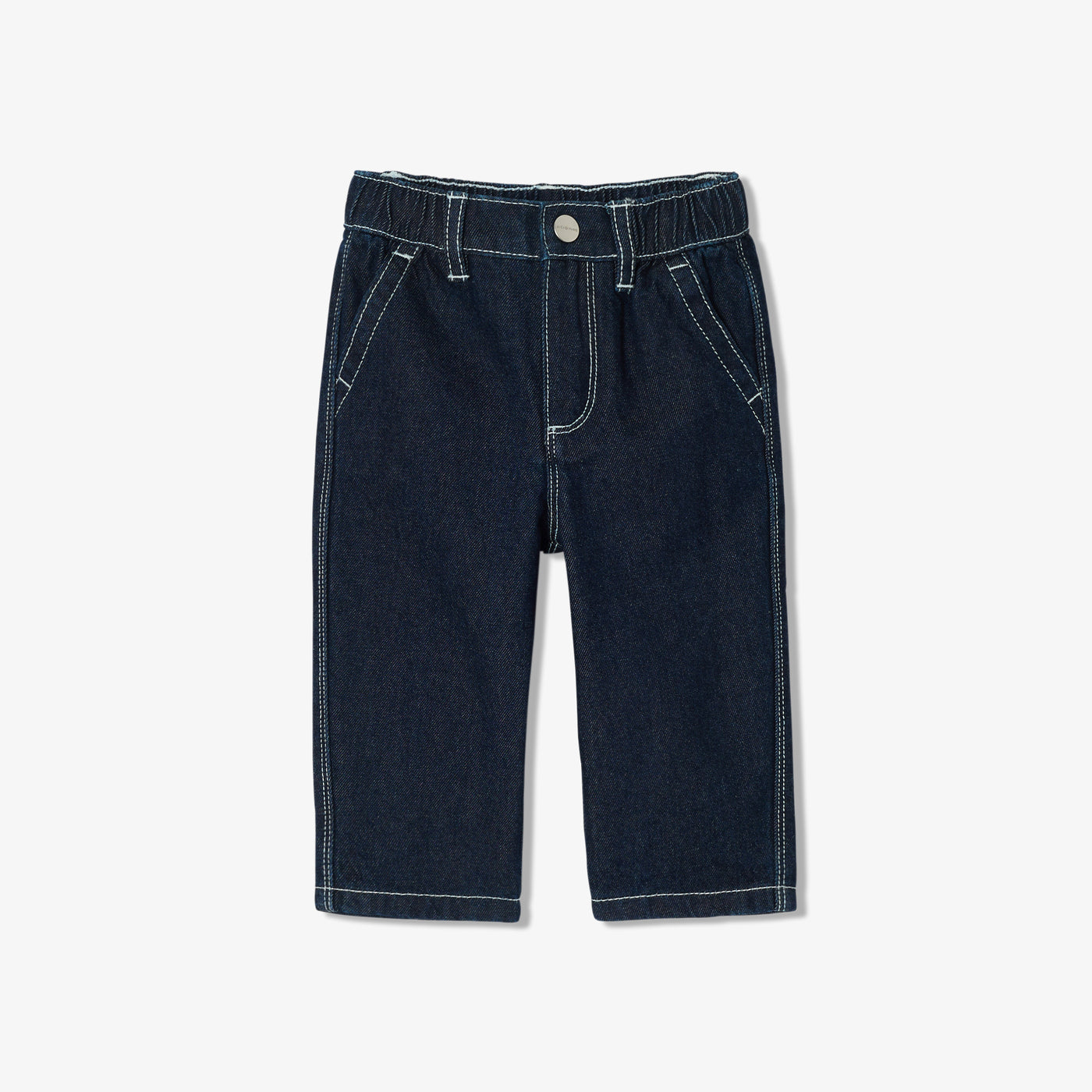 Baby boy raw denim jeans - Medium Denim