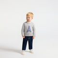 Baby boy raw denim jeans - Medium Denim