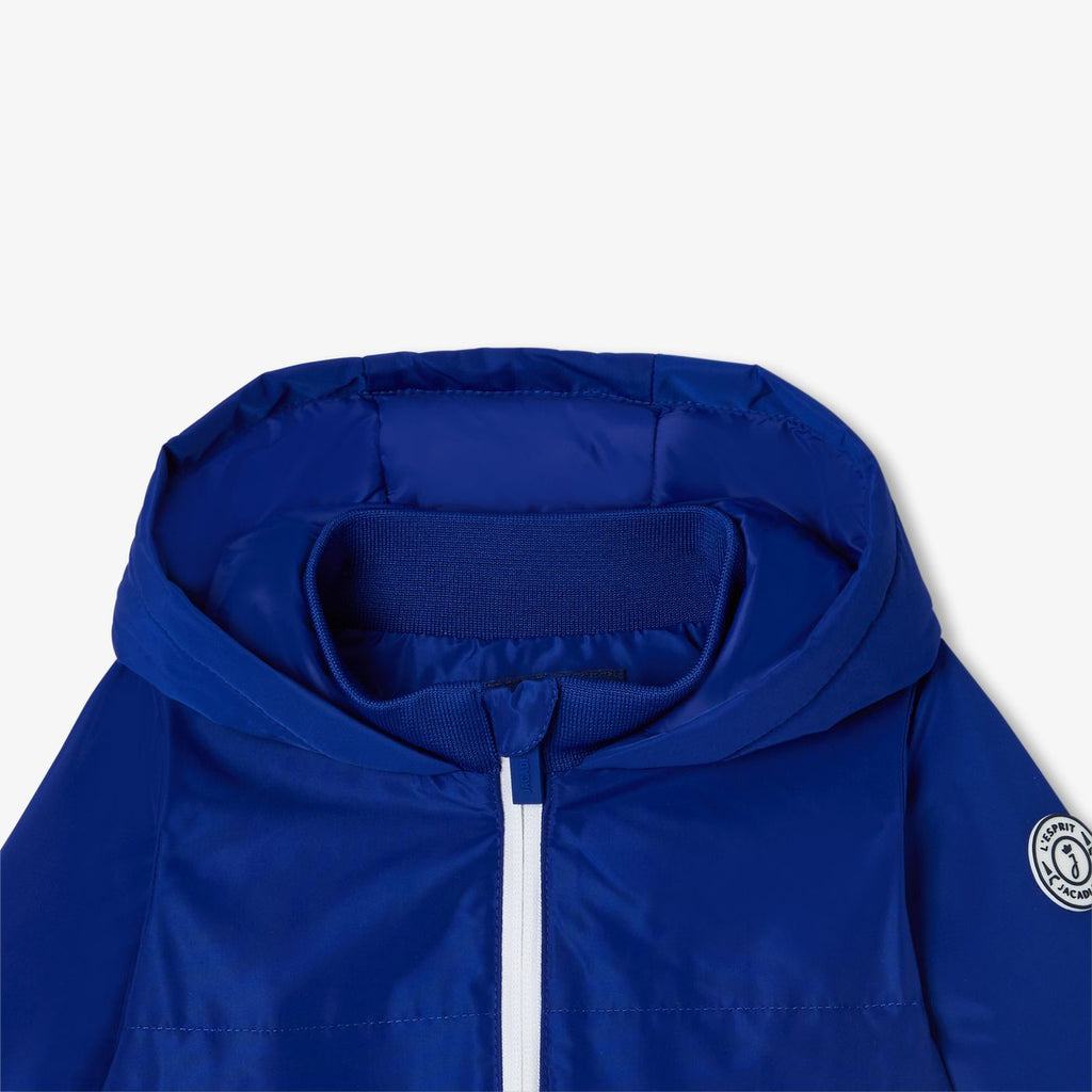 Jacket With Cappuccio Baby Boy - Blu Di Prussia