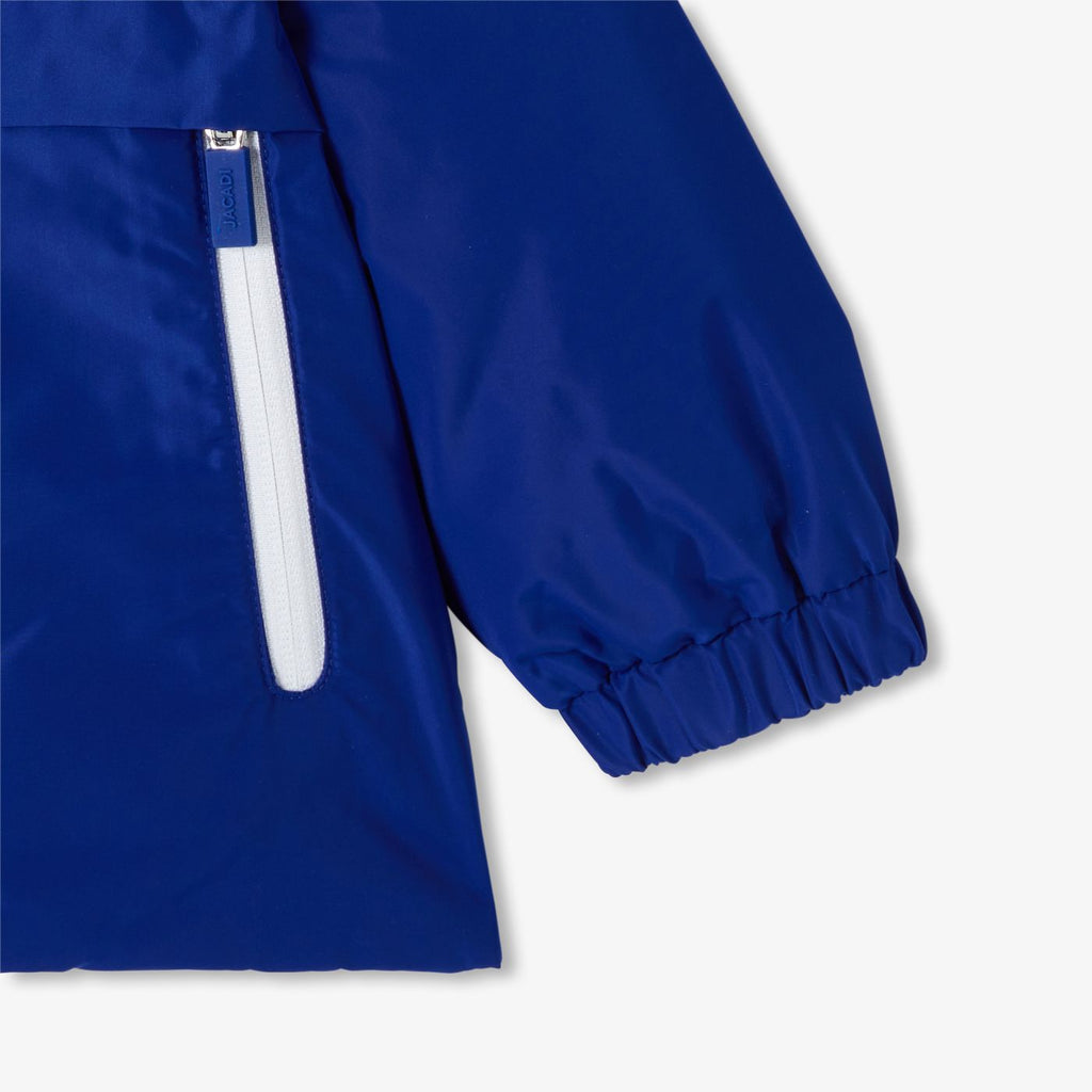 Jacket With Cappuccio Baby Boy - Blu Di Prussia