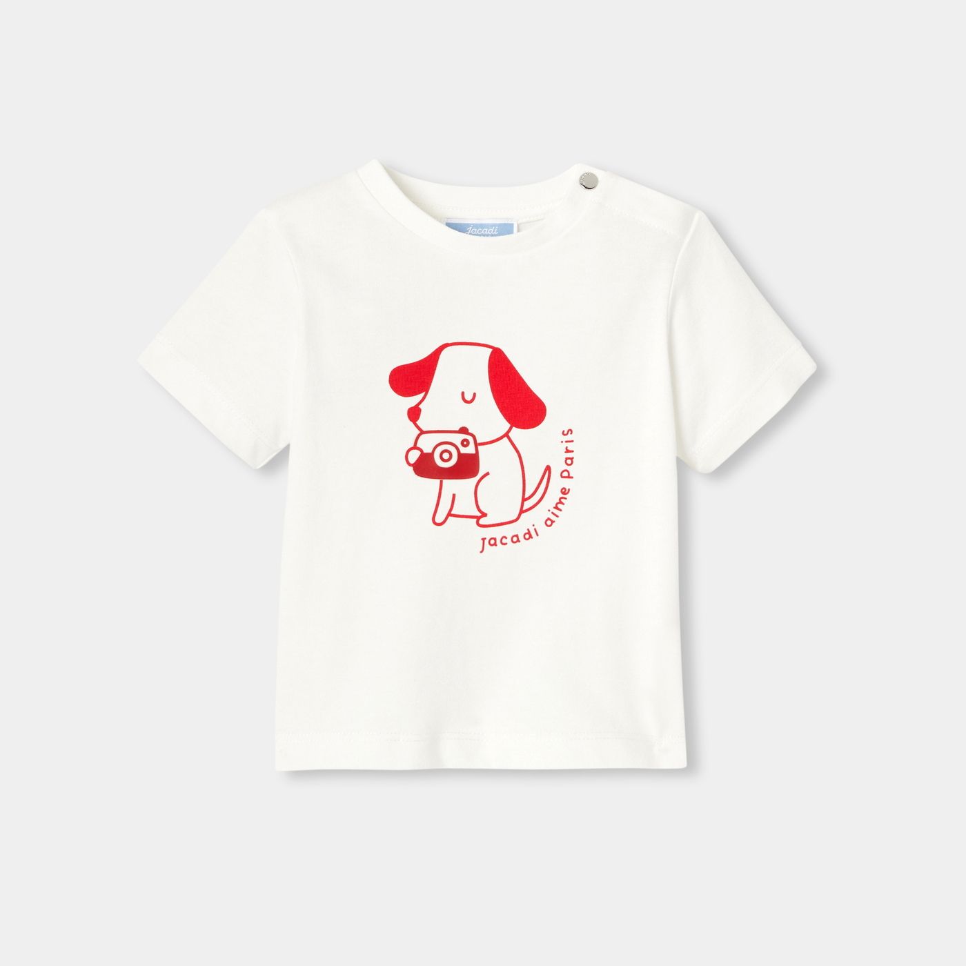 Baby boy cotton T-shirt - Jacadi Sweet White