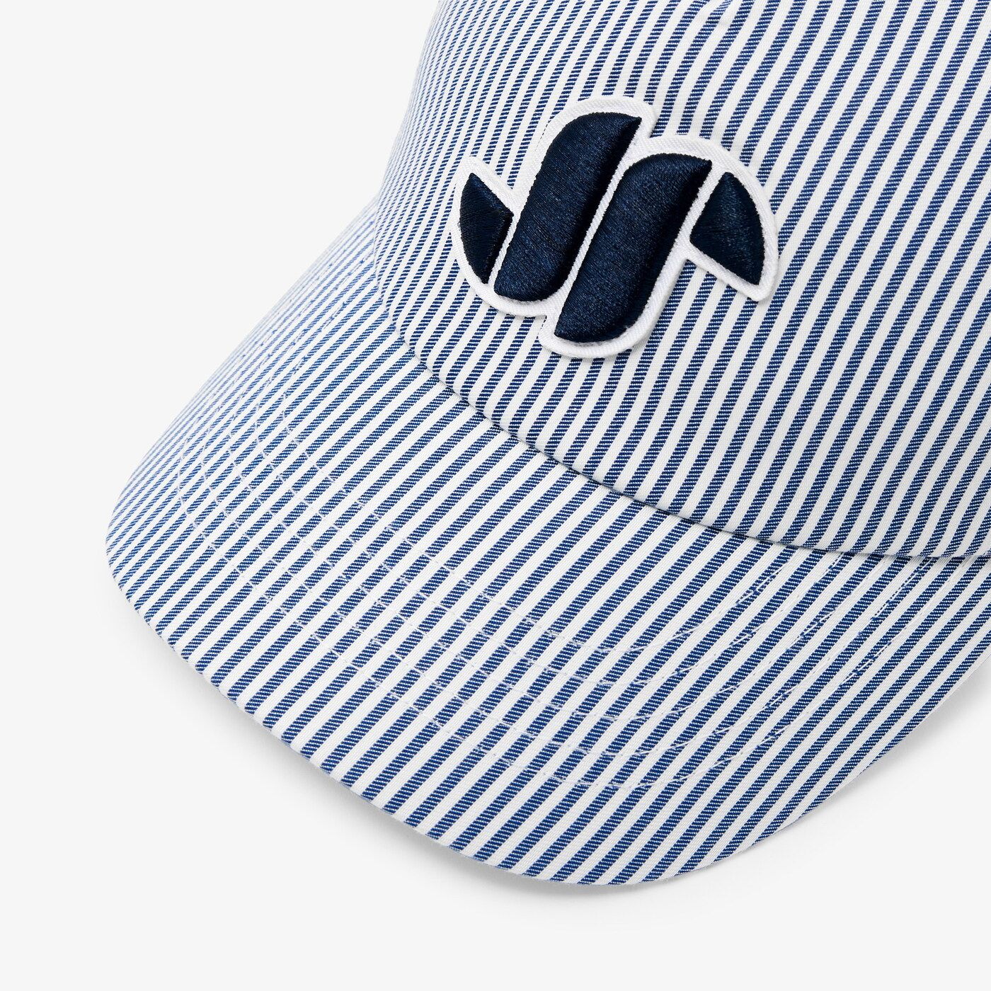 Hat Striped in Cotton Boy - Blue/White