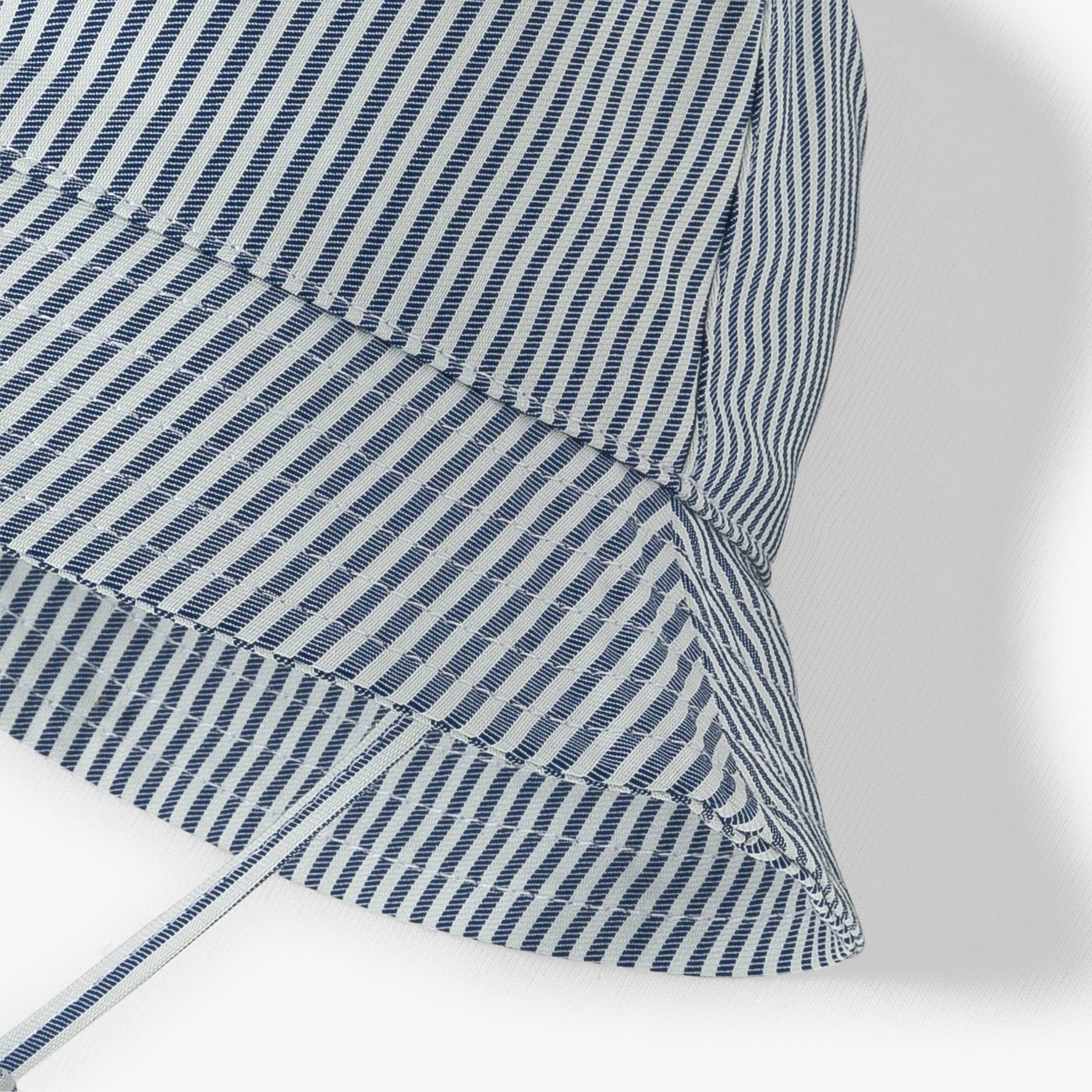 Baby striped cotton bucket hat