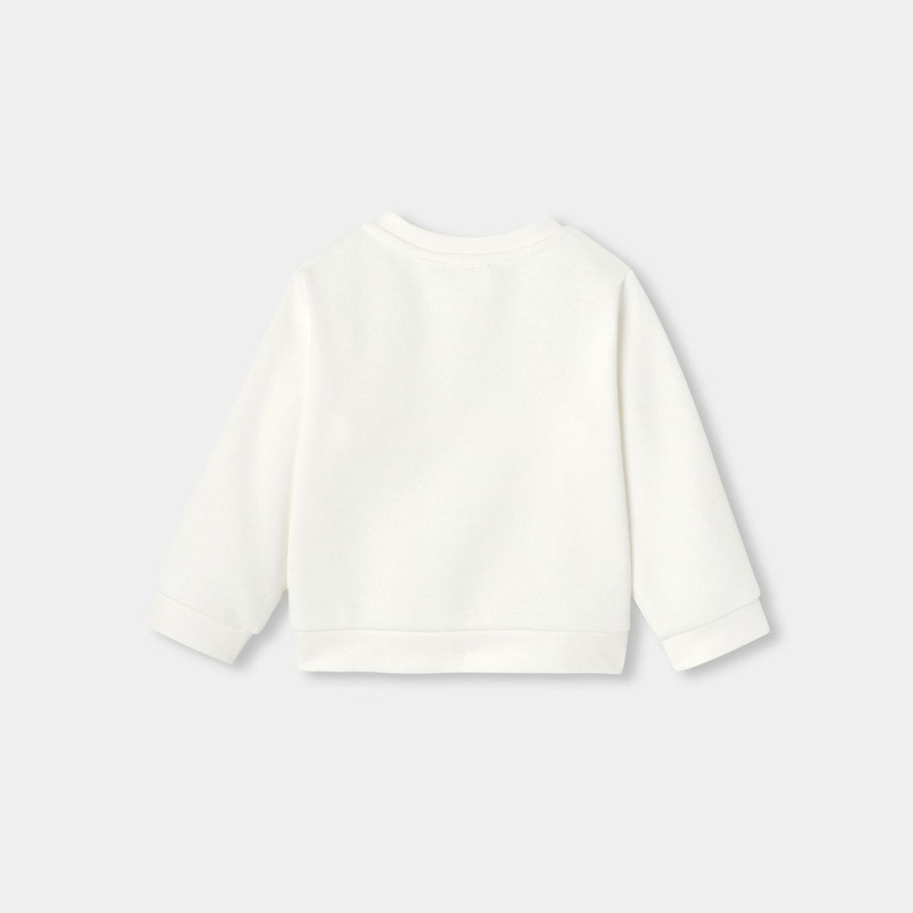 Baby boy sweatshirt top - Jacadi Sweet White