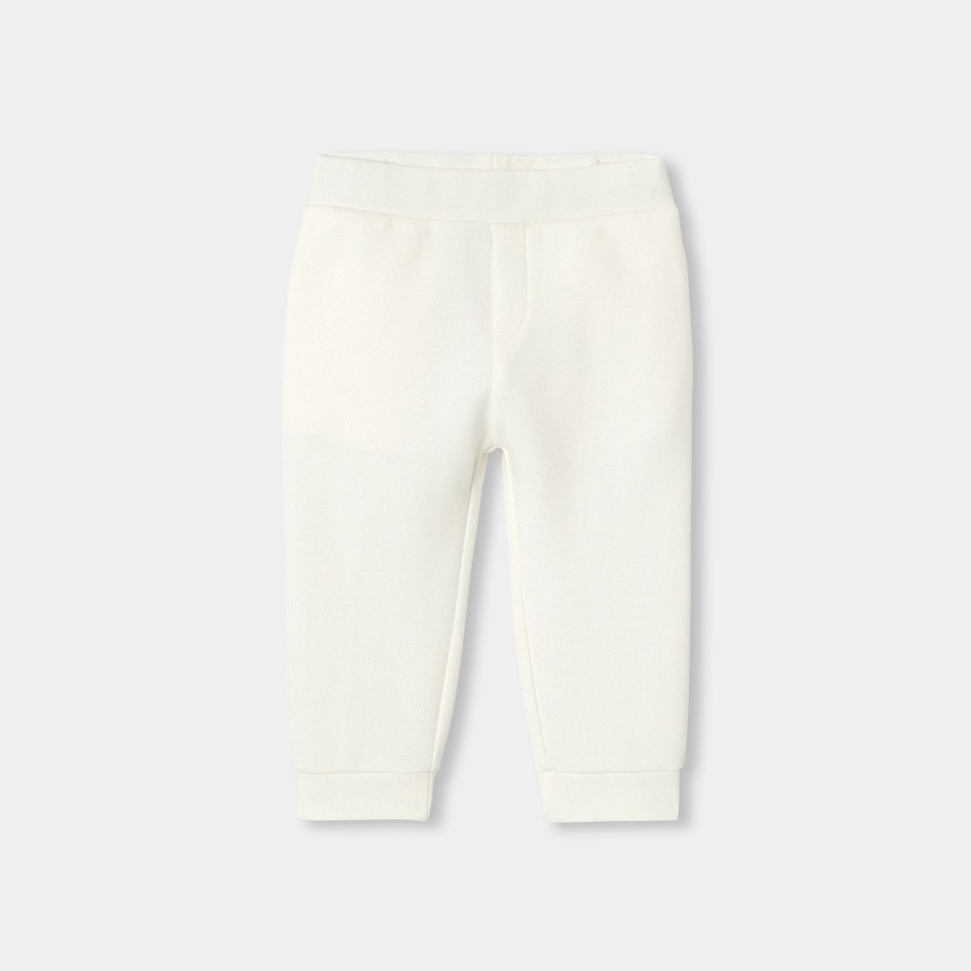 Baby boy pique joggers - Jacadi Sweet White