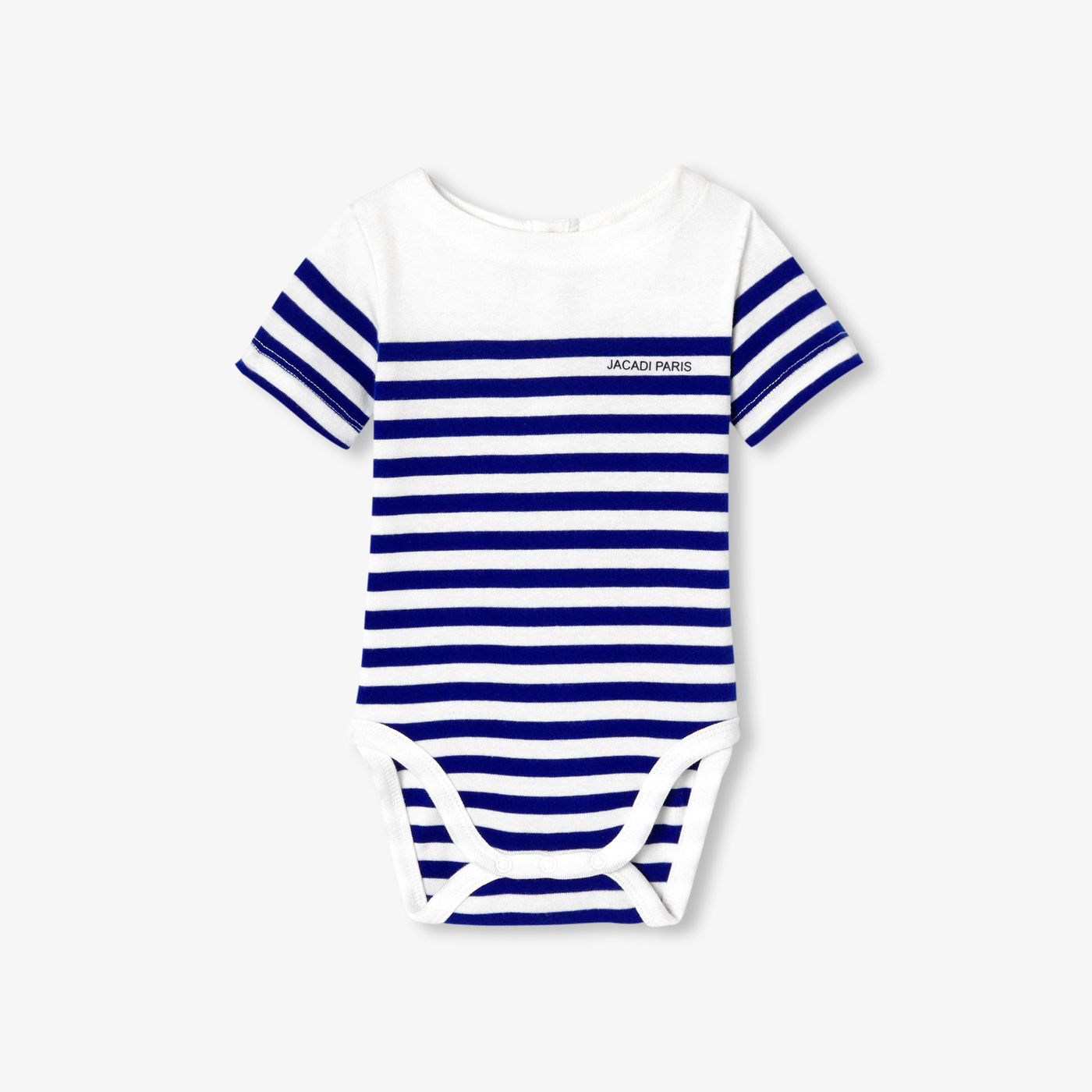 Baby boy sailor-style bodysuit - White/Light Blue