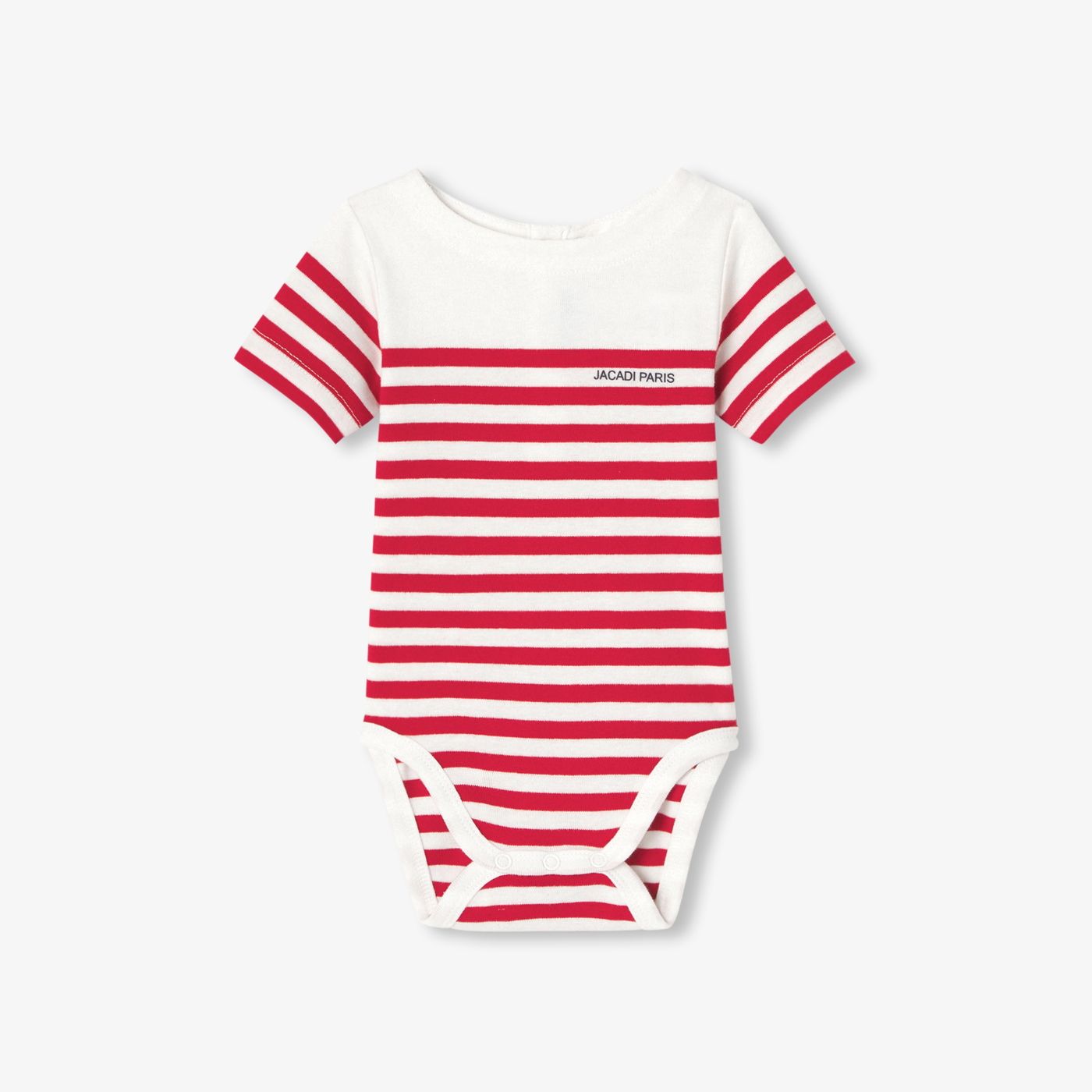 Baby boy sailor-style bodysuit - White/Red