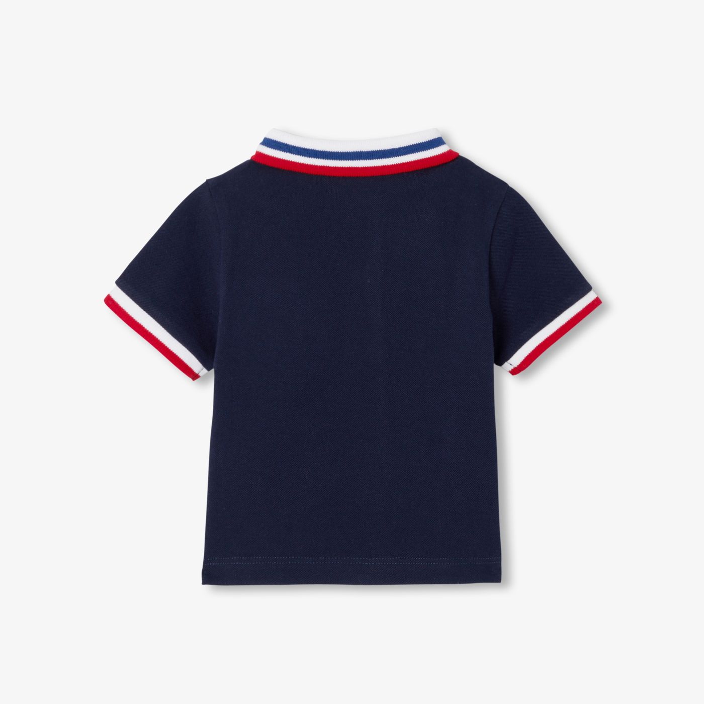 Baby boy short-sleeved polo shirt - Ink Blue