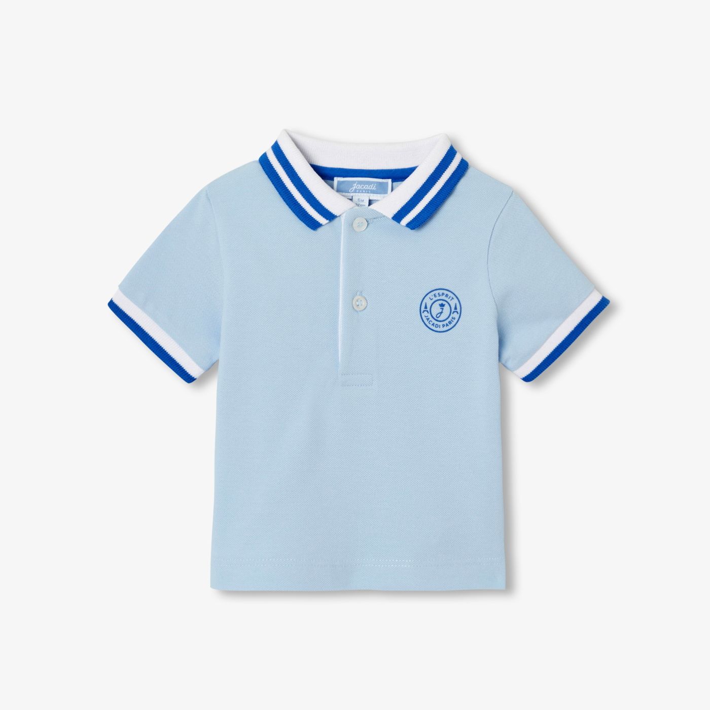 Baby boy short-sleeved polo shirt