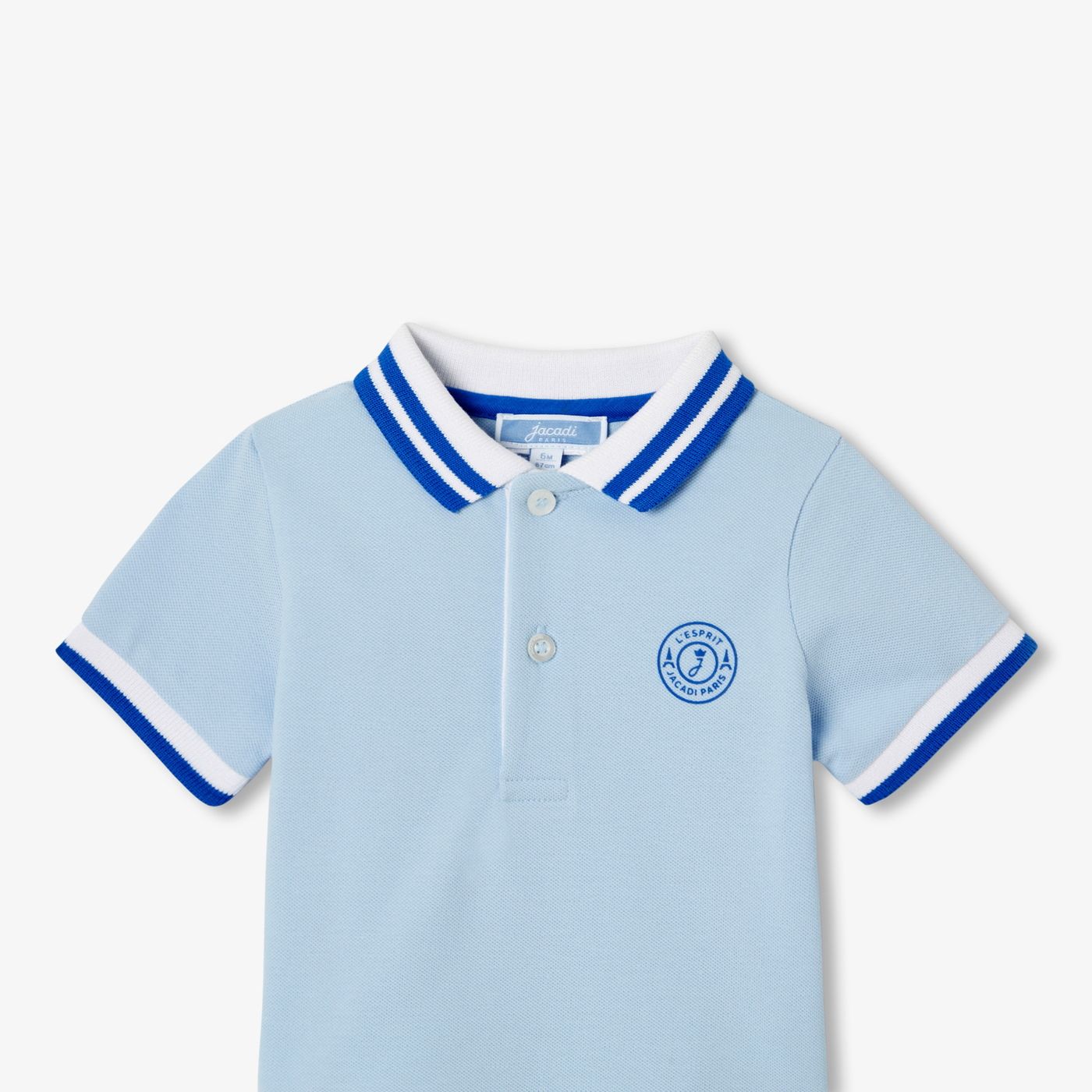 Baby boy short-sleeved polo shirt