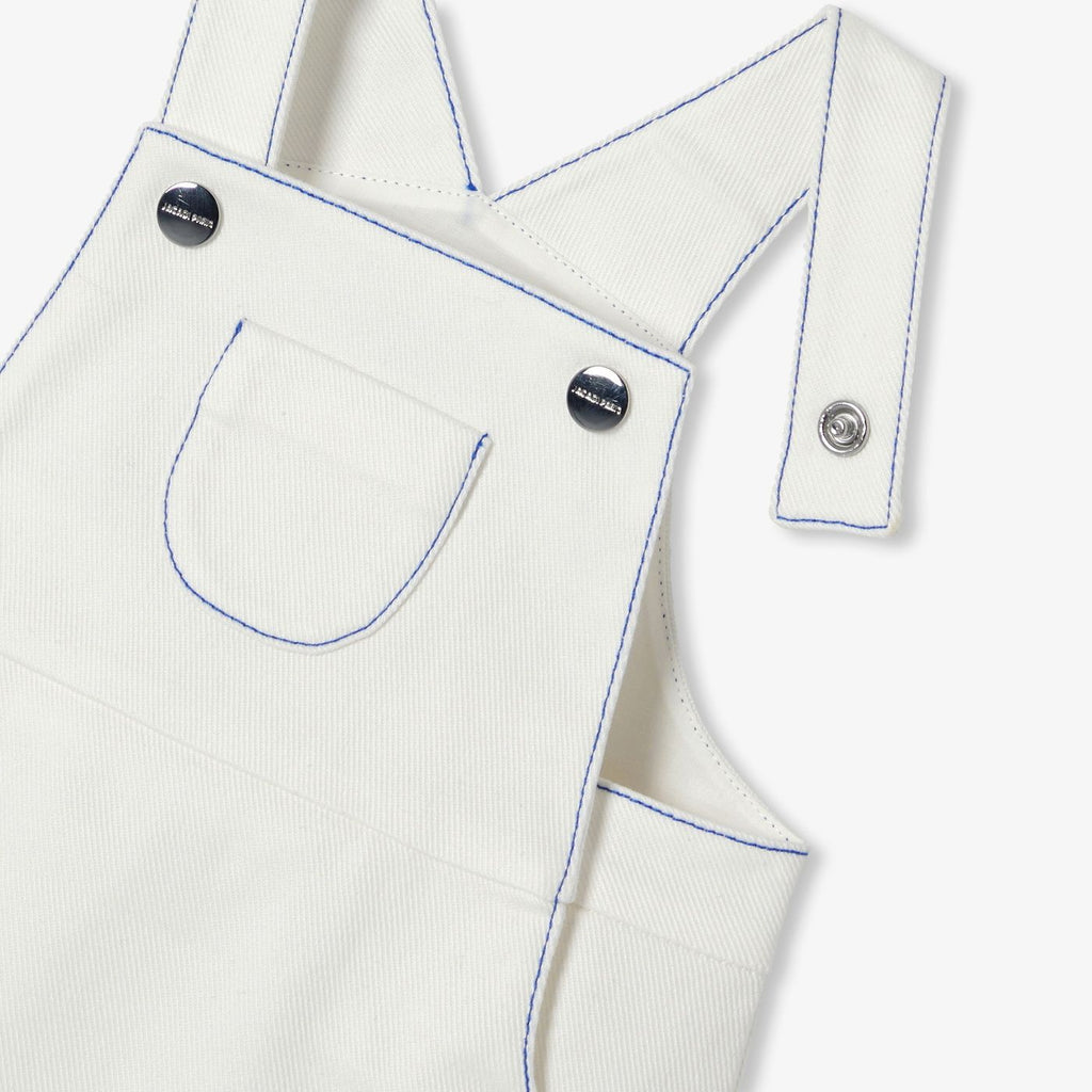 Baby boy soft denim dungarees - Jacadi Sweet White