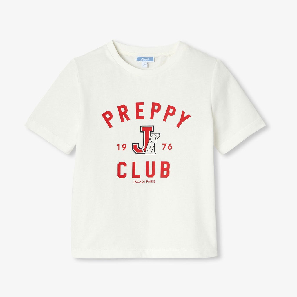 Boy cotton T-shirt - Jacadi Sweet White