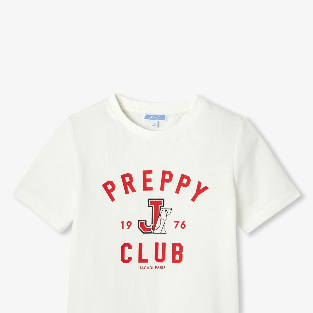 Boy cotton T-shirt - Jacadi Sweet White