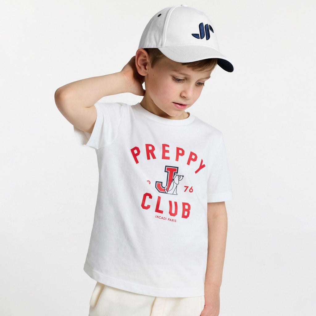 Boy cotton T-shirt - Jacadi Sweet White