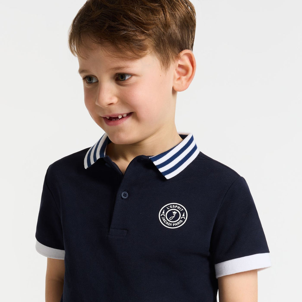 Children's cotton polo shirt shirt