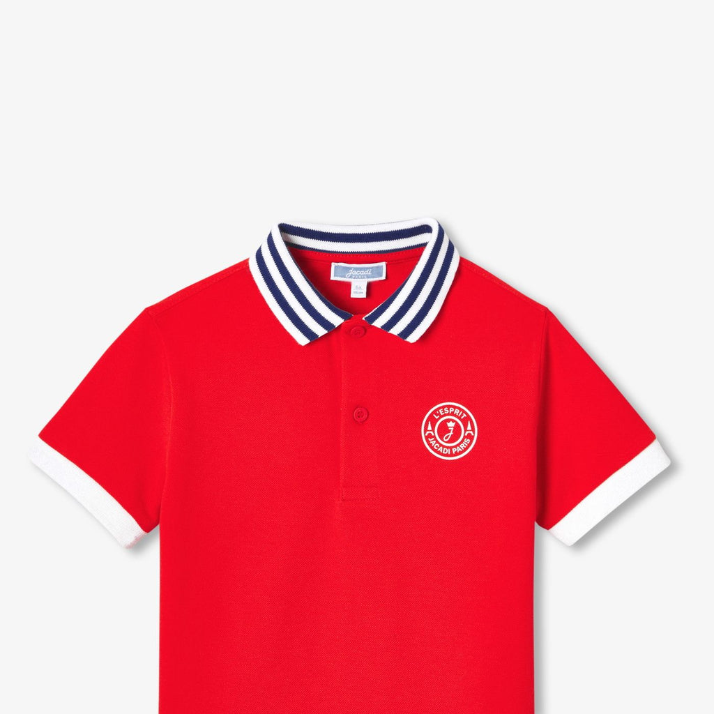 Children's cotton polo shirt shirt