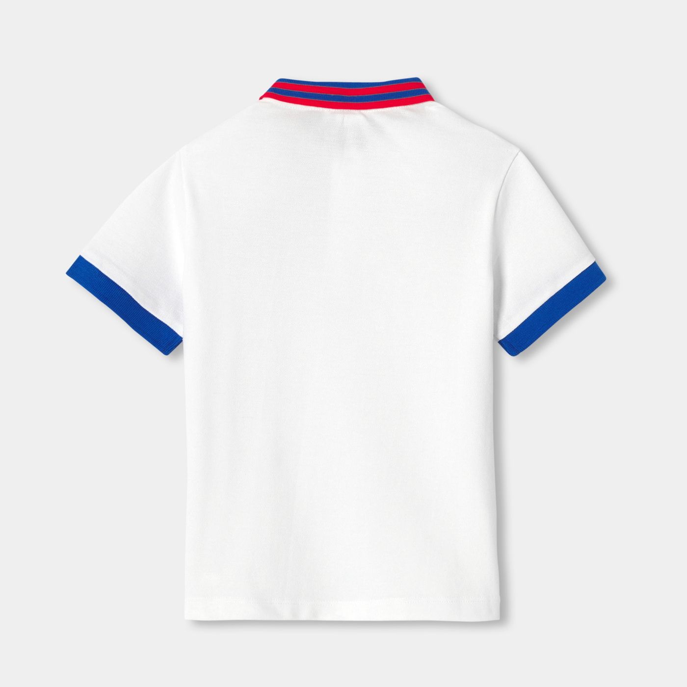 Boy cotton polo shirt - White
