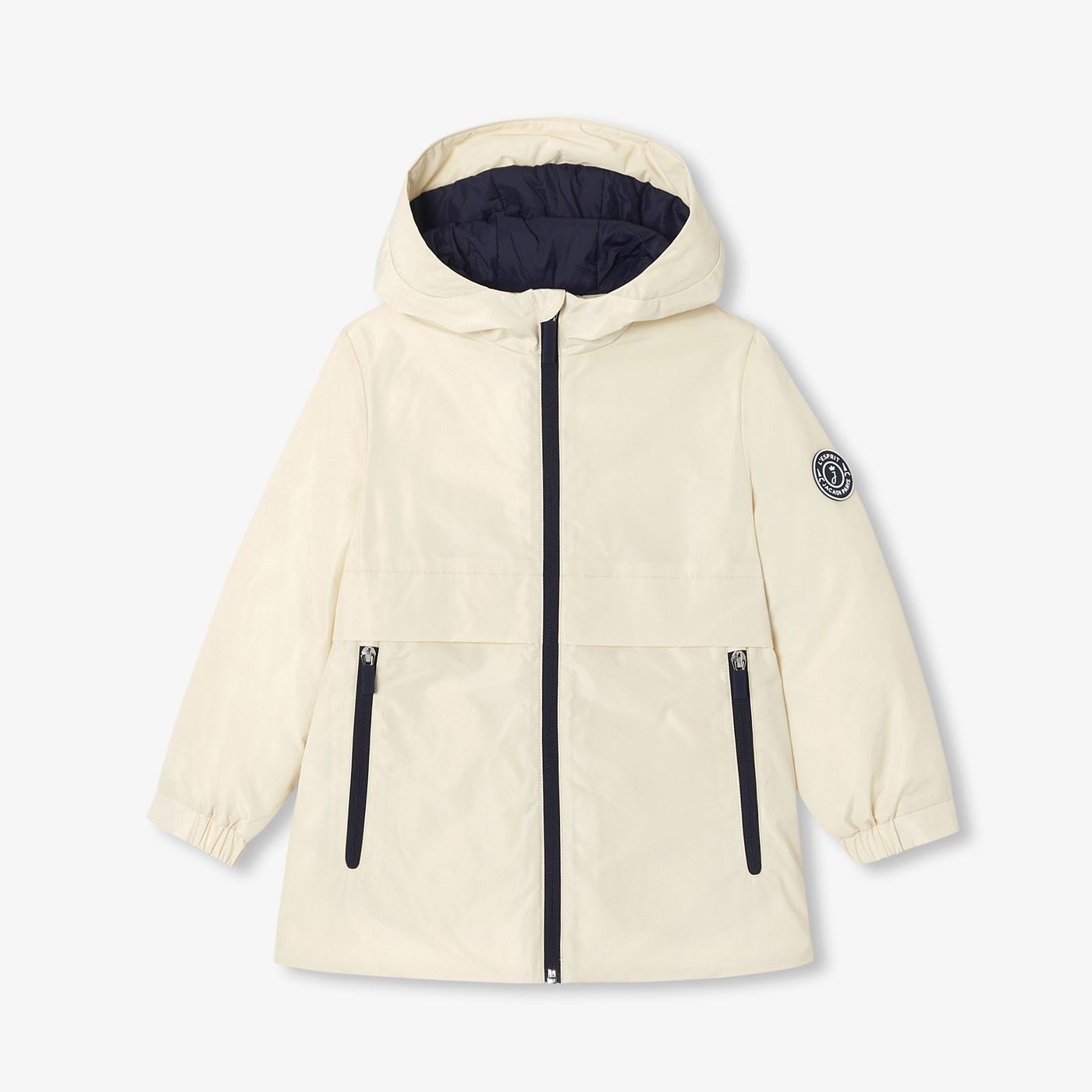 Water-repellent parka for boys