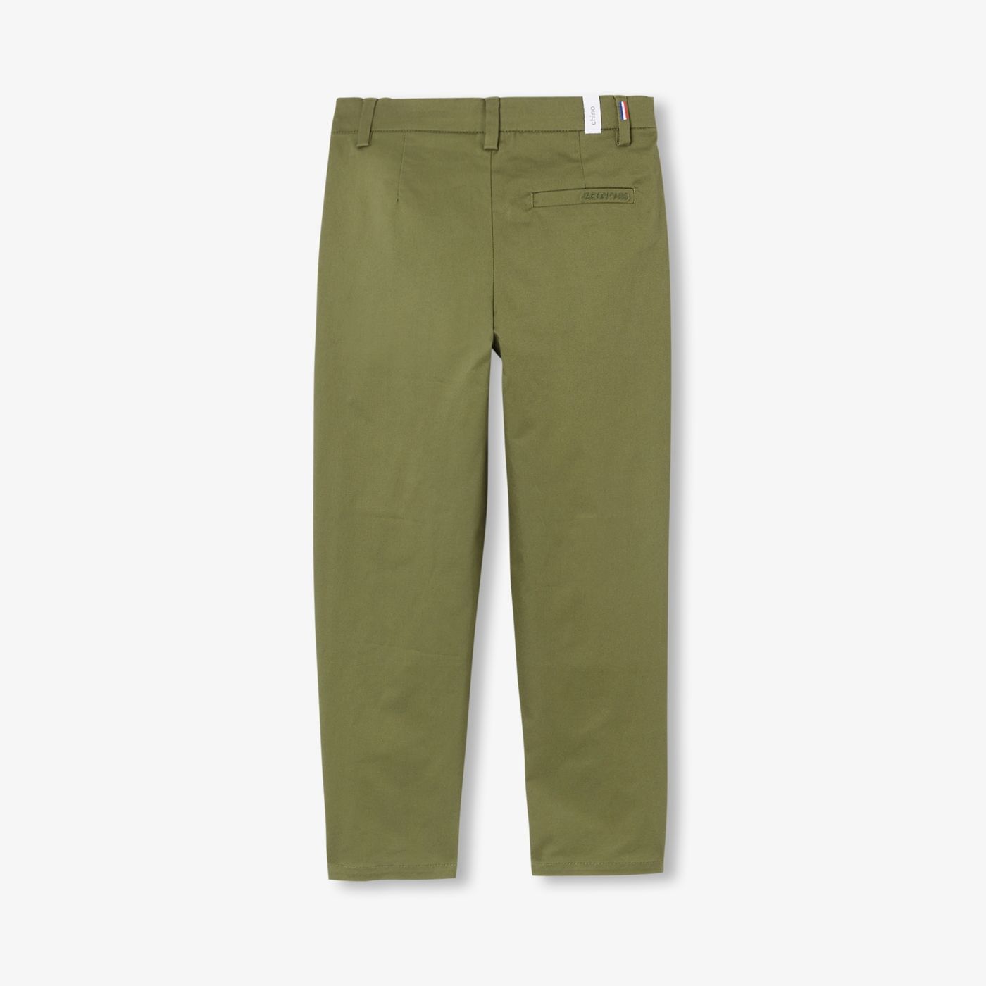 Boy straight twill trousers - Khaki
