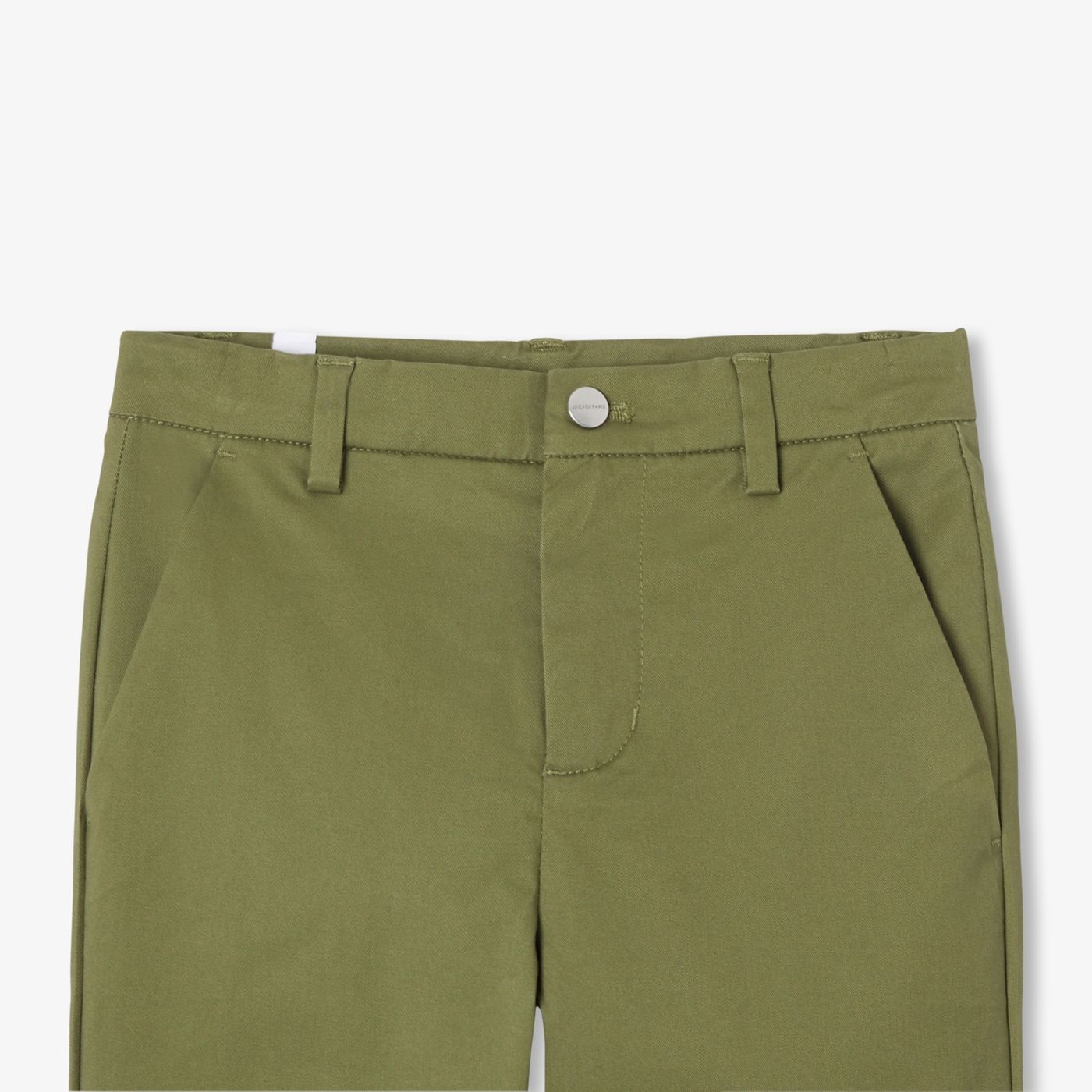 Boy straight twill trousers - Khaki
