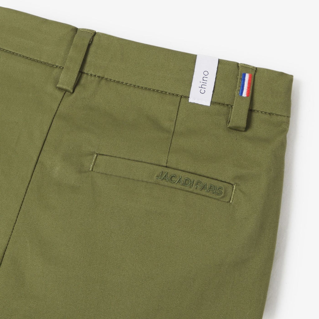 Boy straight twill trousers - Khaki
