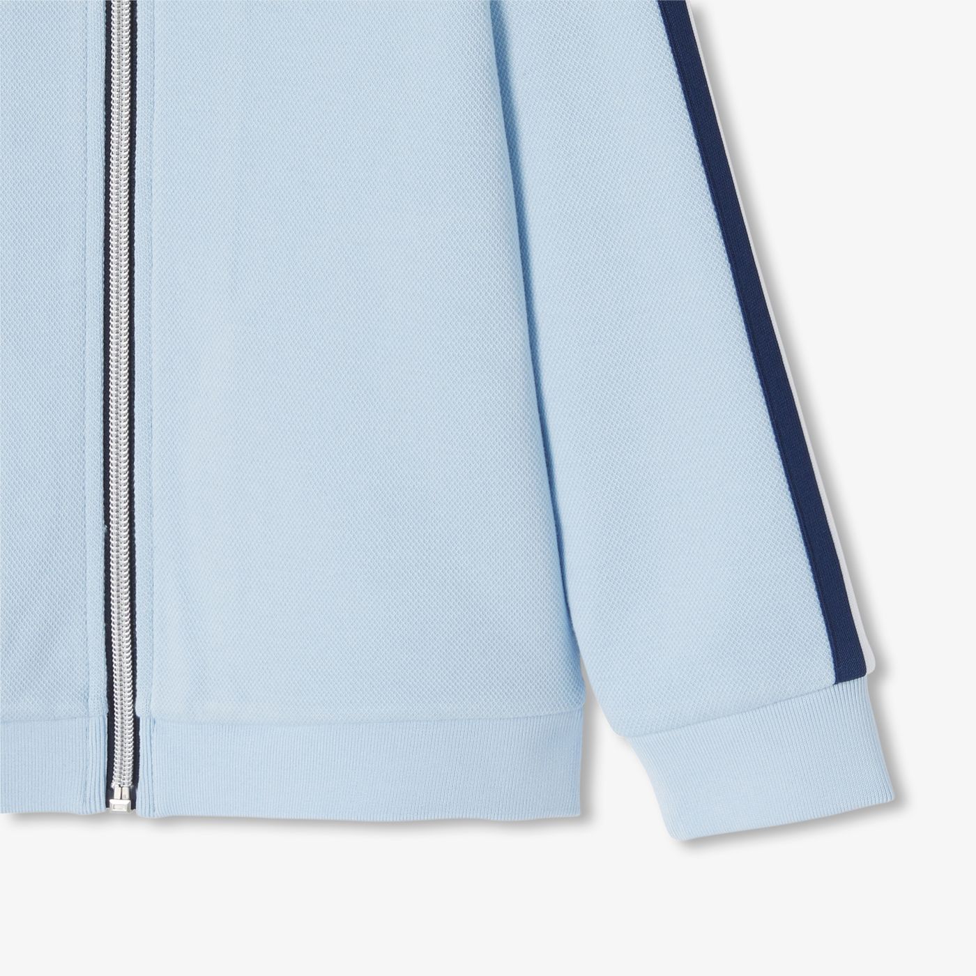 Boy double-faced pique zip-up sweatshirt - Jacadi Sky Blue