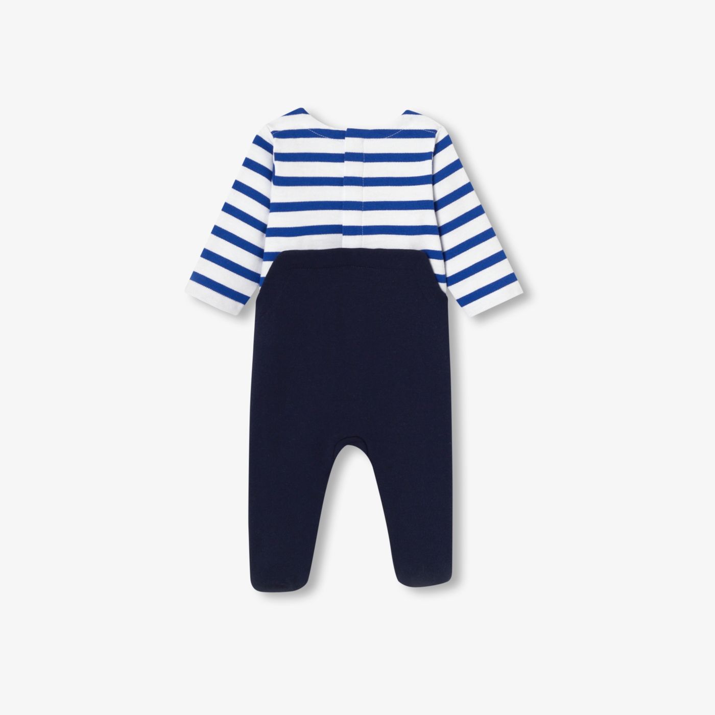 Baby boy sweatshirt pyjamas - Navy Blue/Multicolour