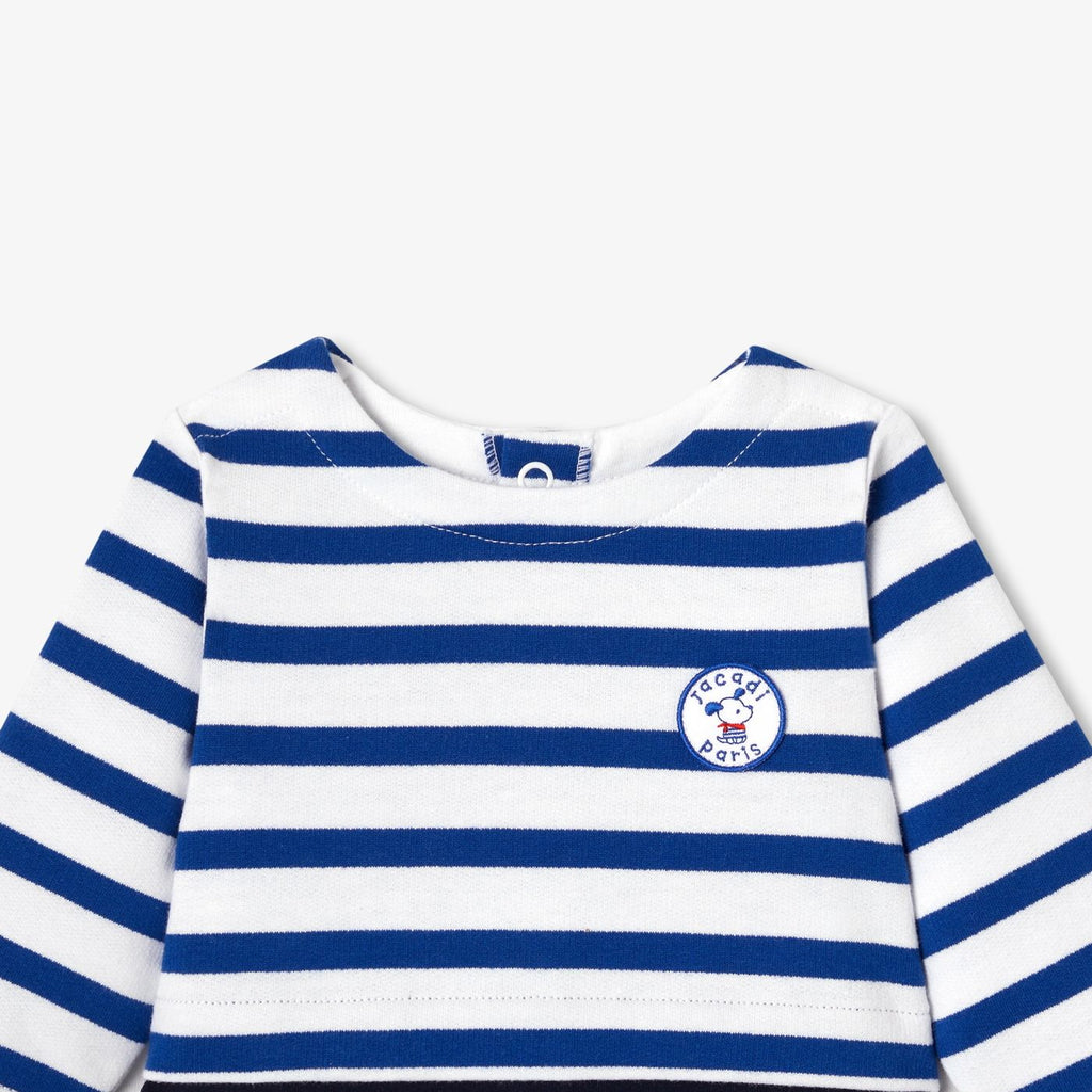 Baby boy sweatshirt pyjamas - Navy Blue/Multicolour