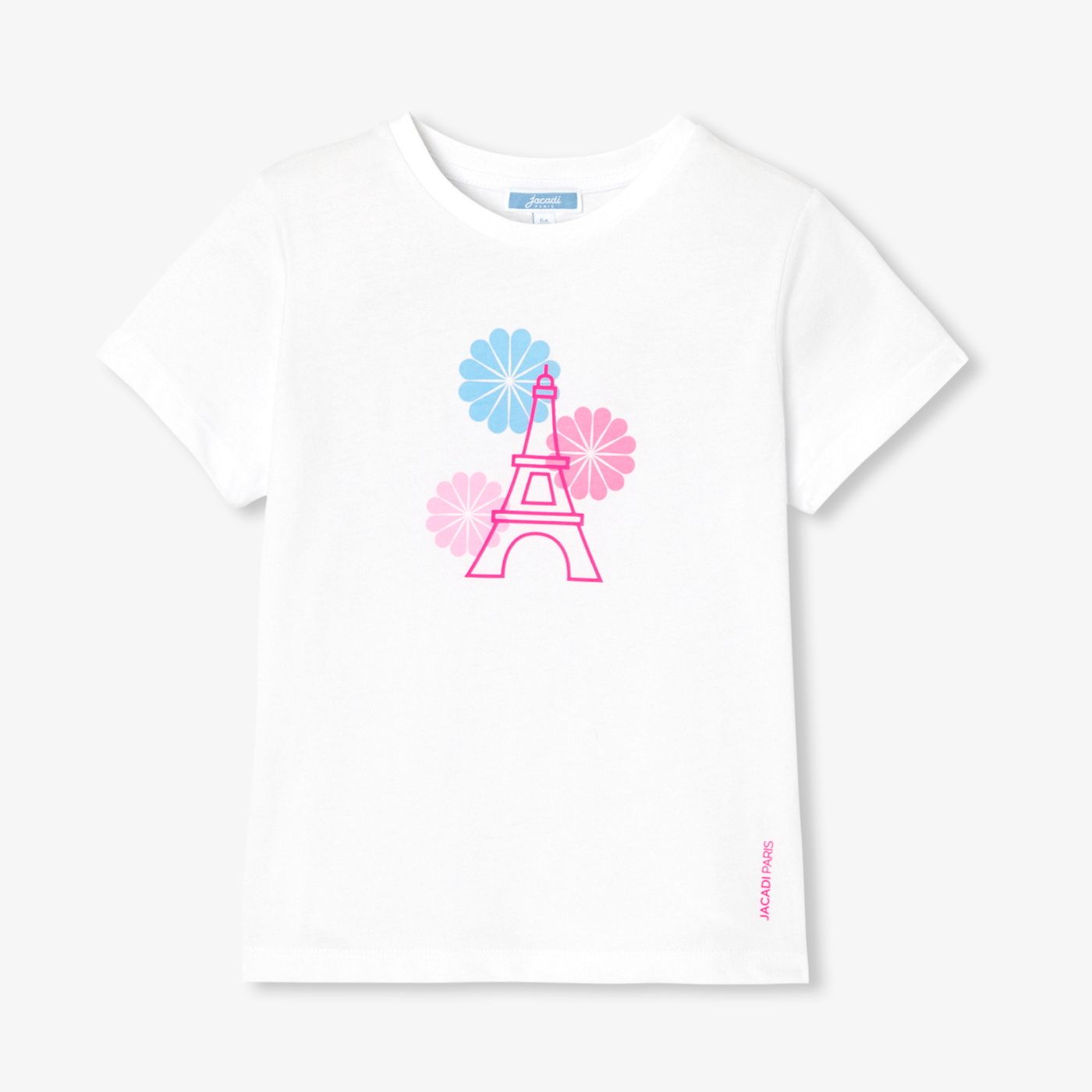 T-shirt Short-sleeved Girl - Jacadi White