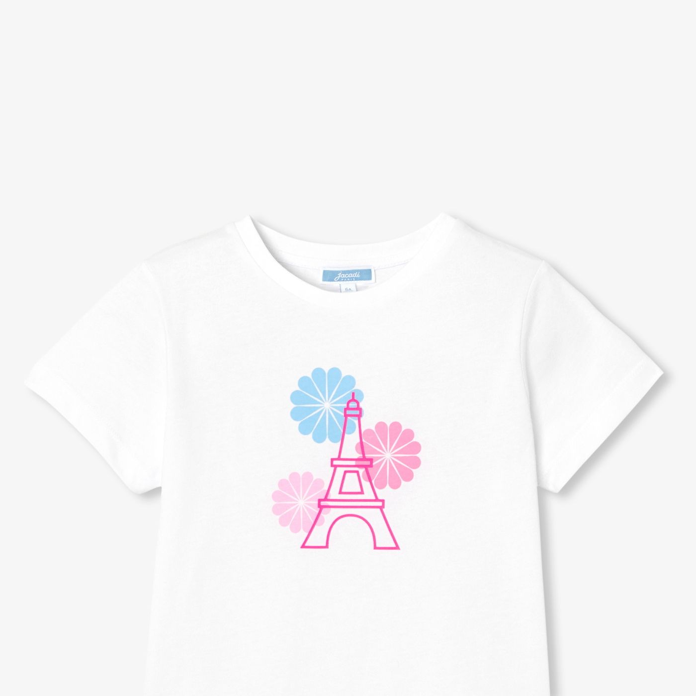 T-shirt Short-sleeved Girl - Jacadi White