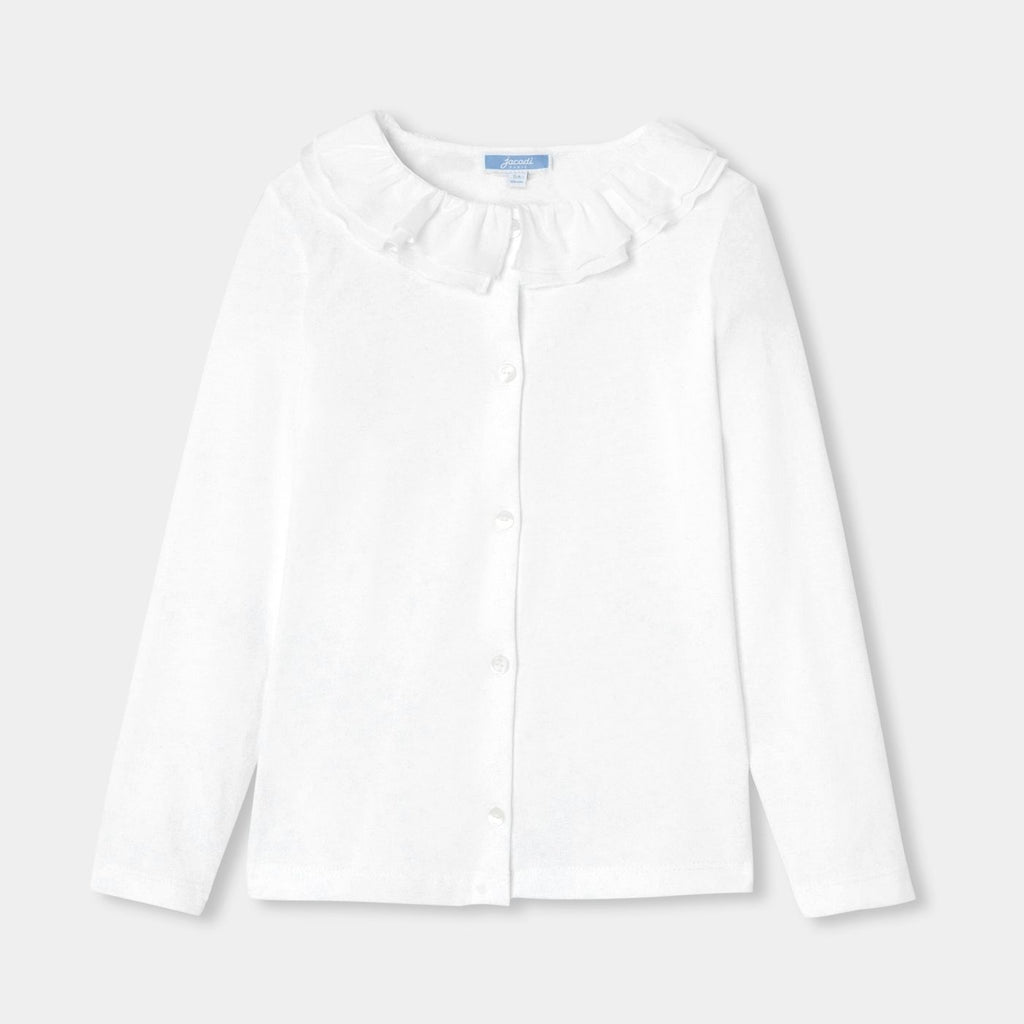 Girl poplin blouse - Jacadi White