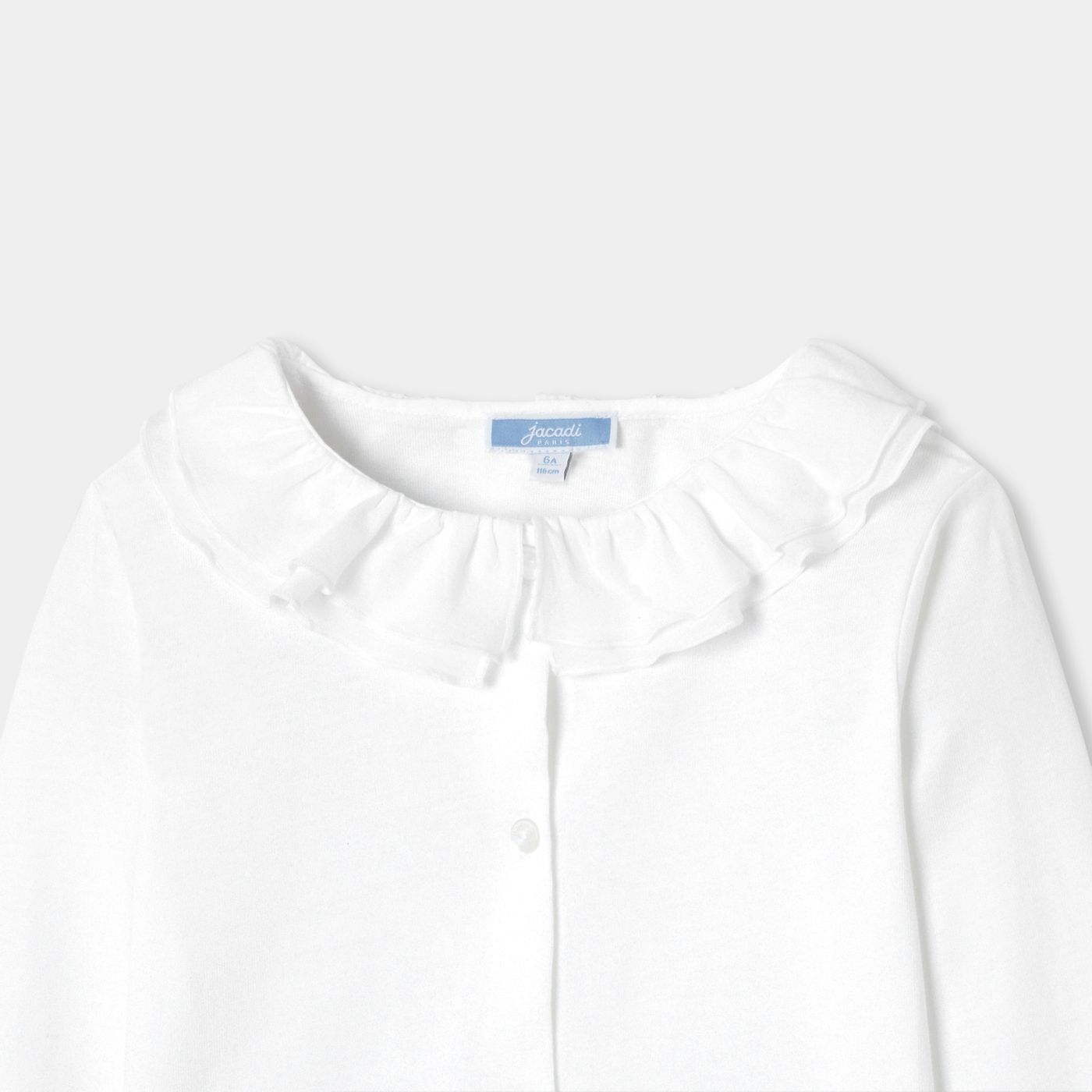 Girl poplin blouse - Jacadi White