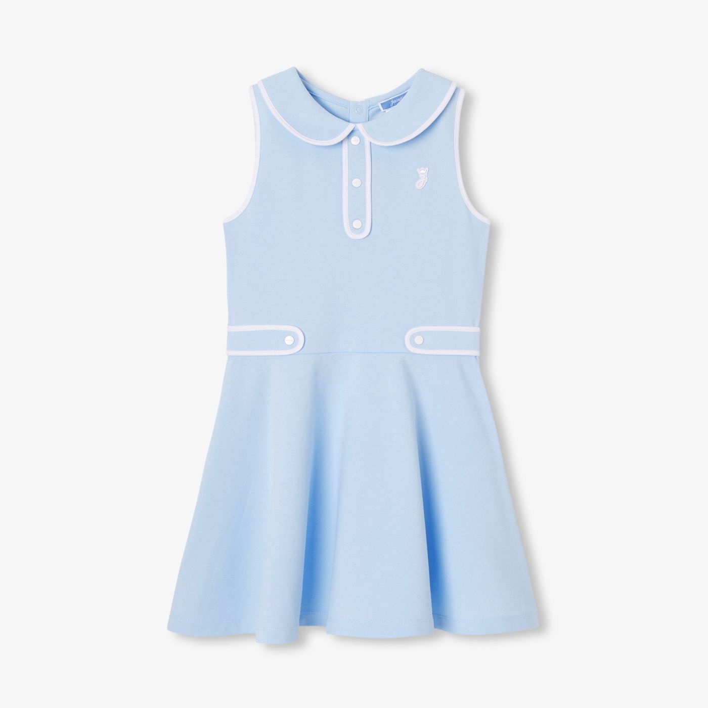 Girl tennis-style dress - Cloud