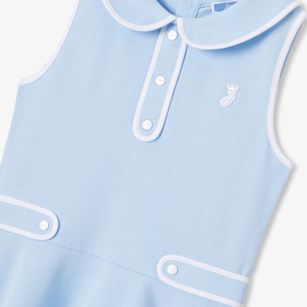 Girl tennis-style dress - Cloud