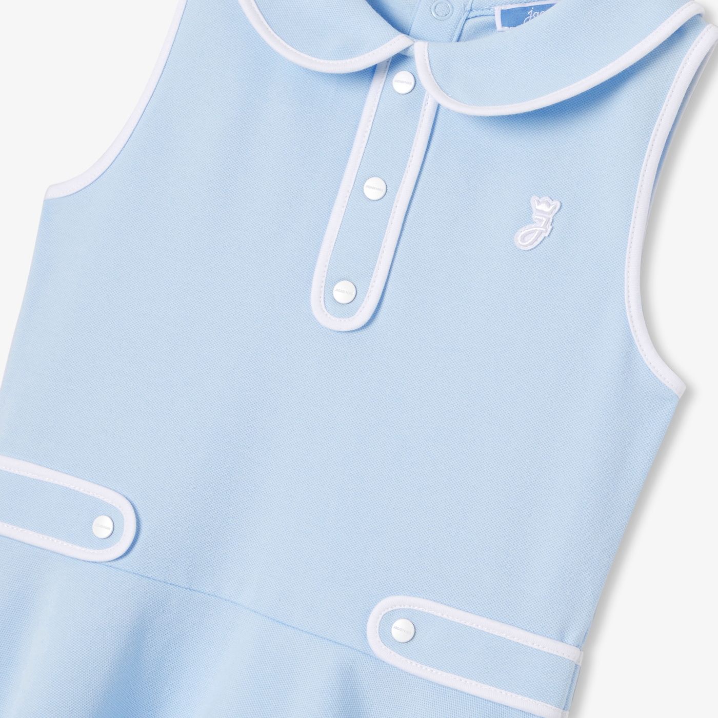 Girl tennis-style dress - Cloud