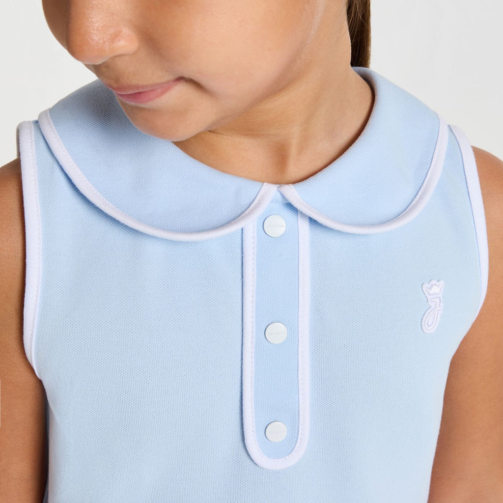 Girl tennis-style dress - Cloud