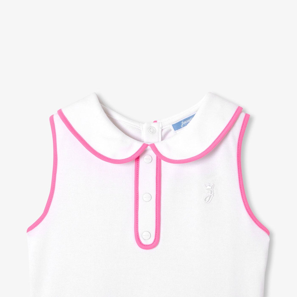 Dress Stile Tennis Girl - White/Pink