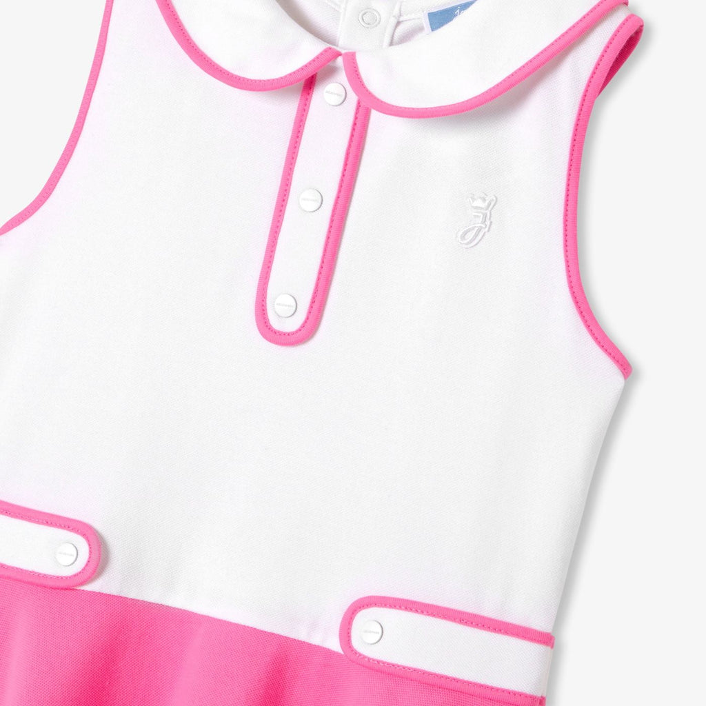 Dress Stile Tennis Girl - White/Pink