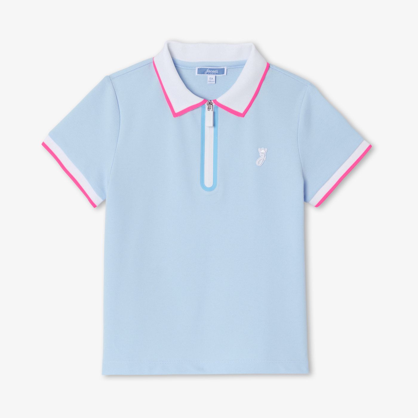 Girls' short-sleeved polo shirt shirt