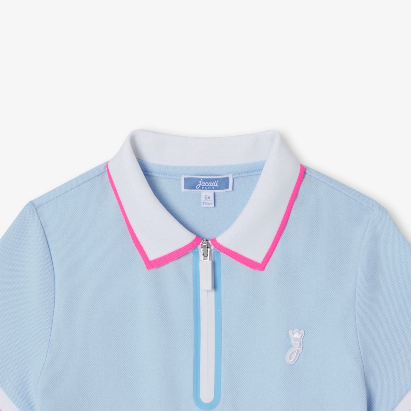 Girls' short-sleeved polo shirt shirt