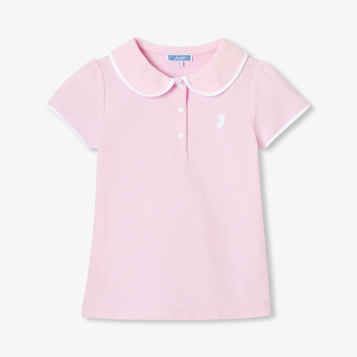 Girls' short-sleeved polo shirt shirt