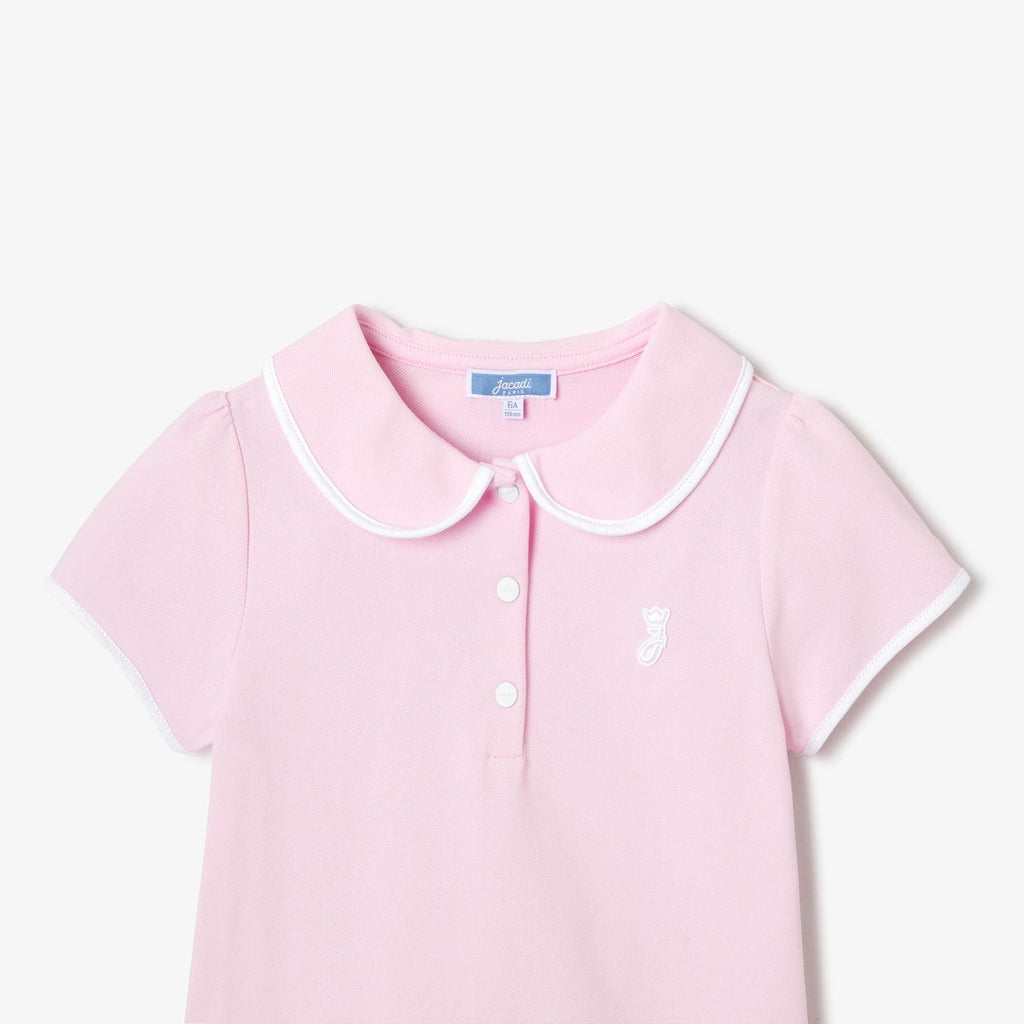 Girls' short-sleeved polo shirt shirt