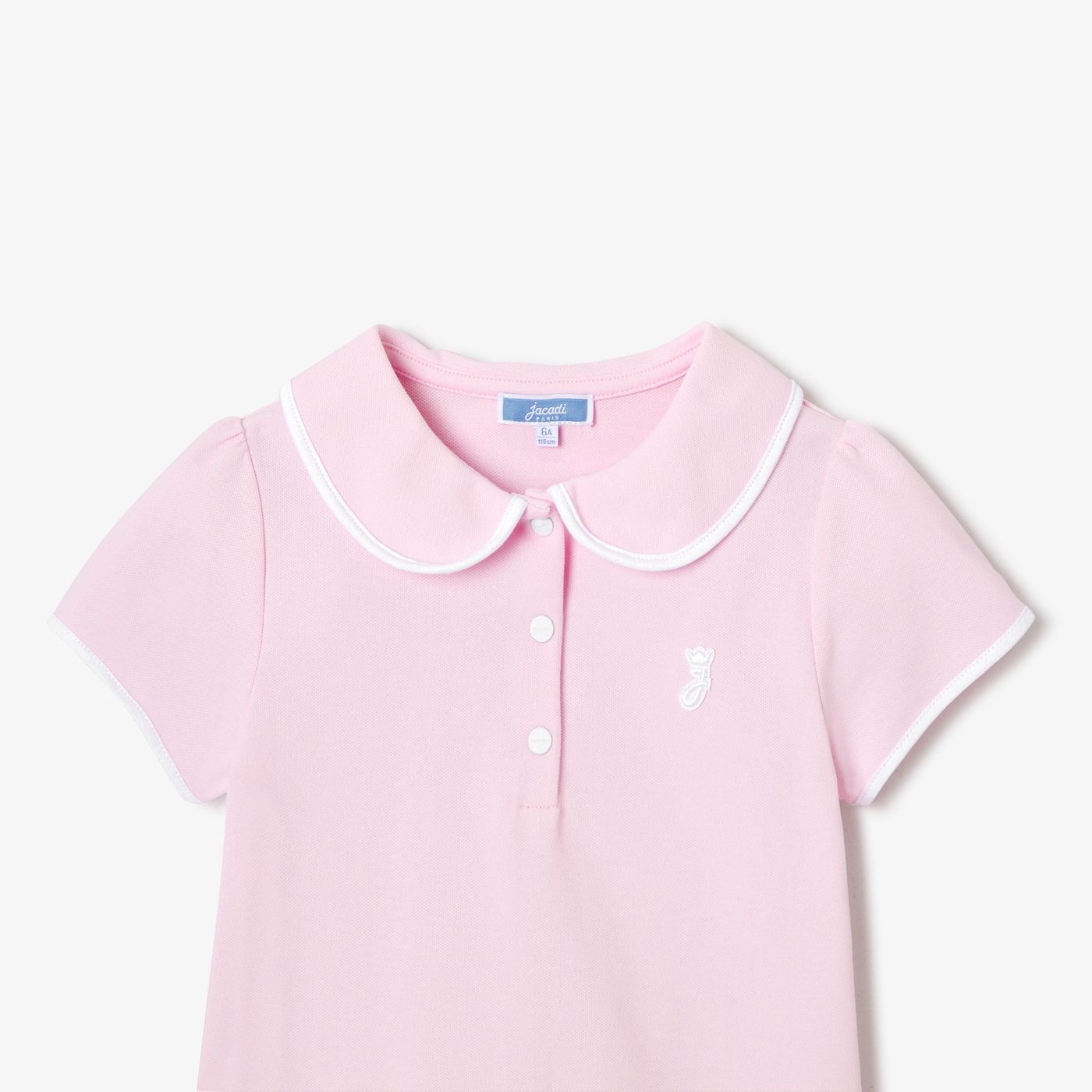 Girls' short-sleeved polo shirt shirt