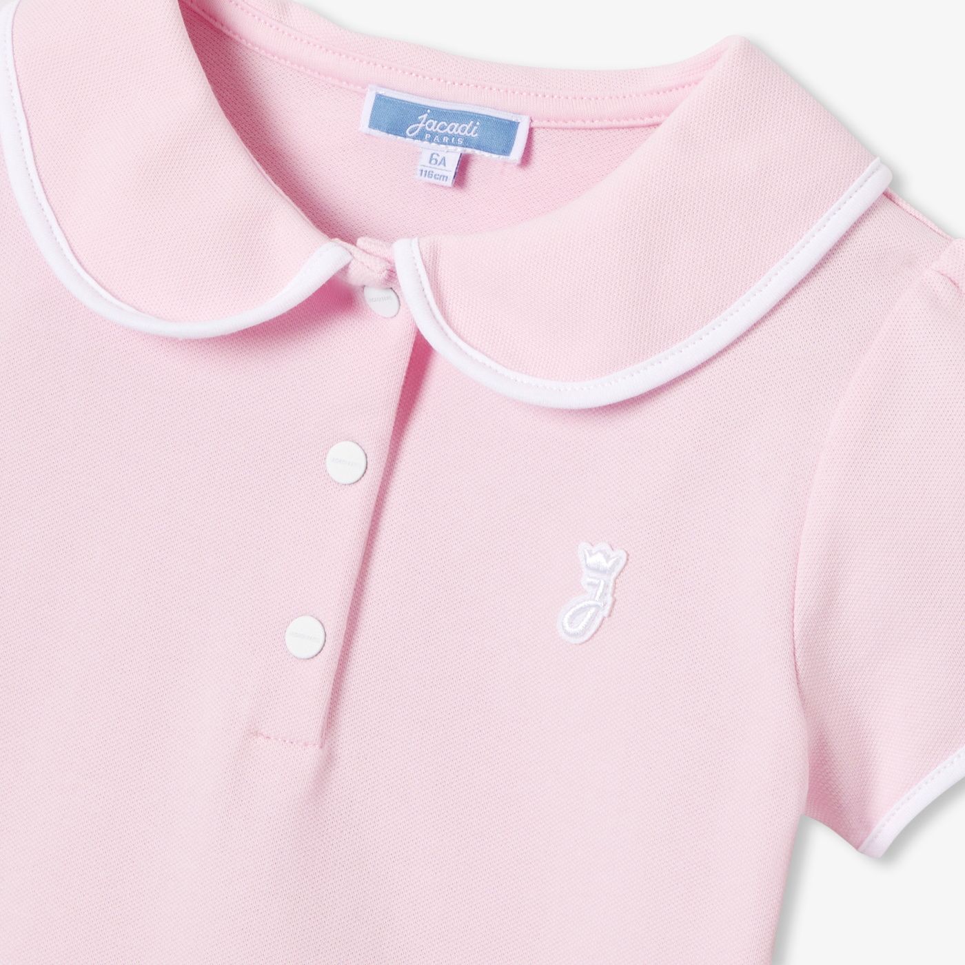 Girls' short-sleeved polo shirt shirt