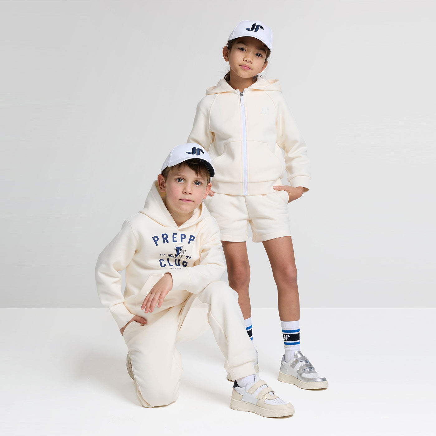 Girl sweatshirt shorts - Rope Beige