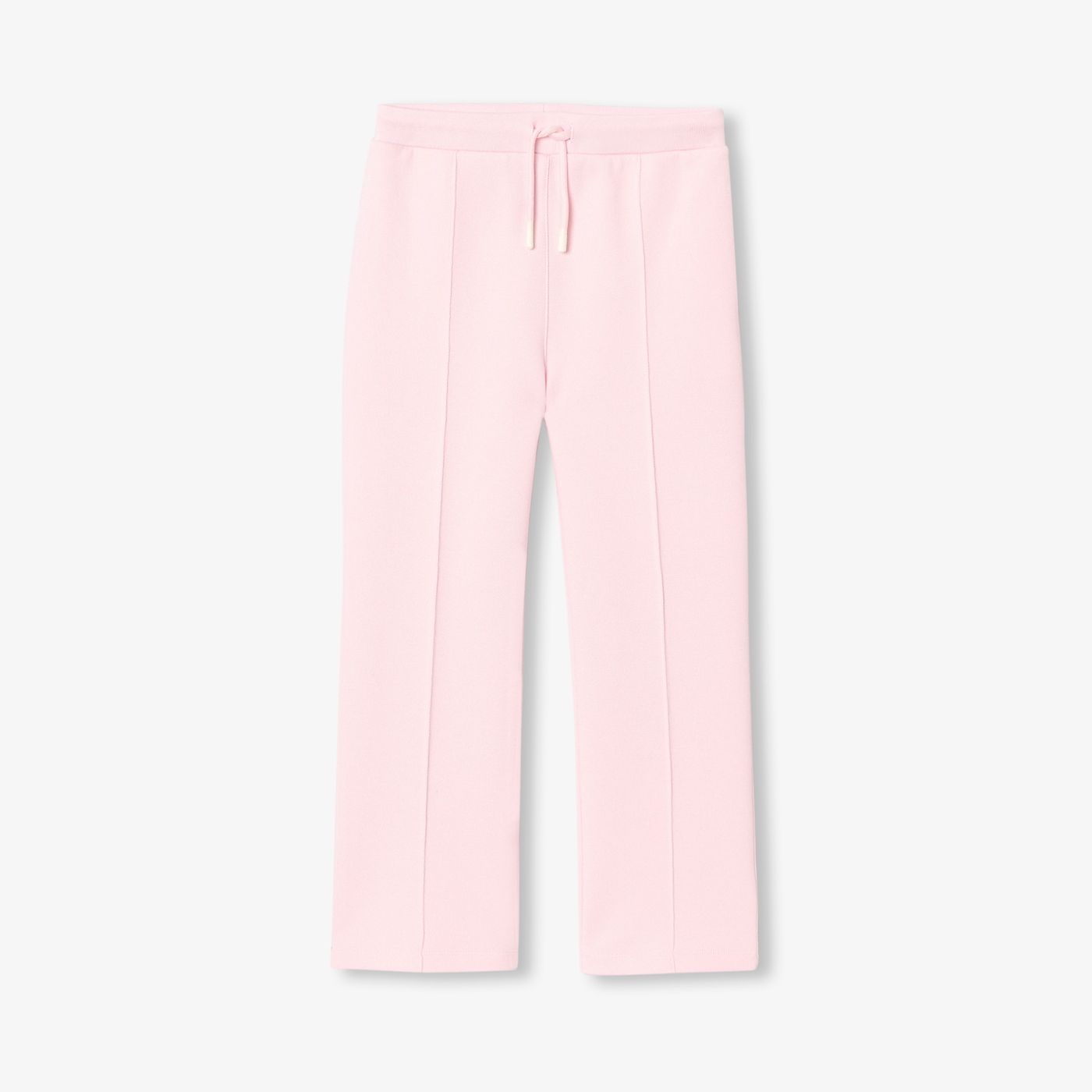 Girls' piqué knit jogging pants