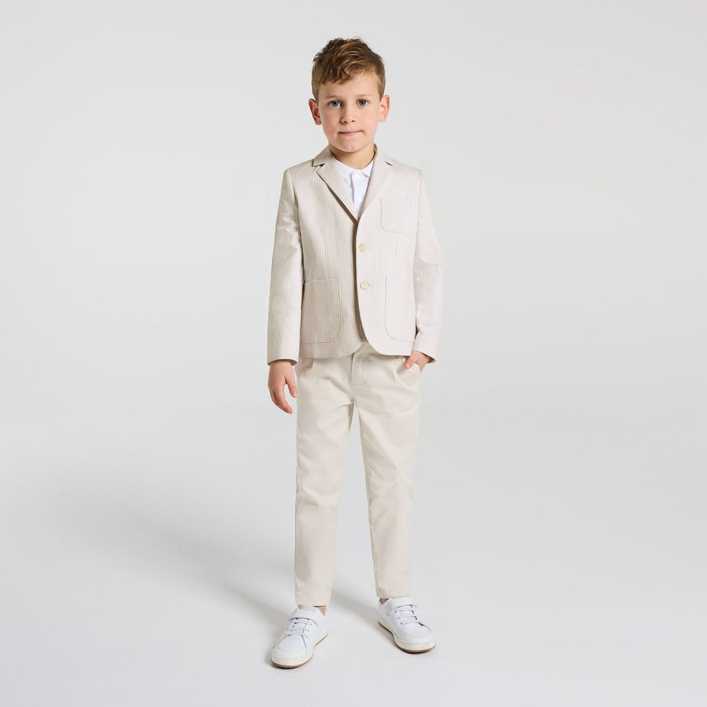 Jacket Occasion Boy - White/Beige